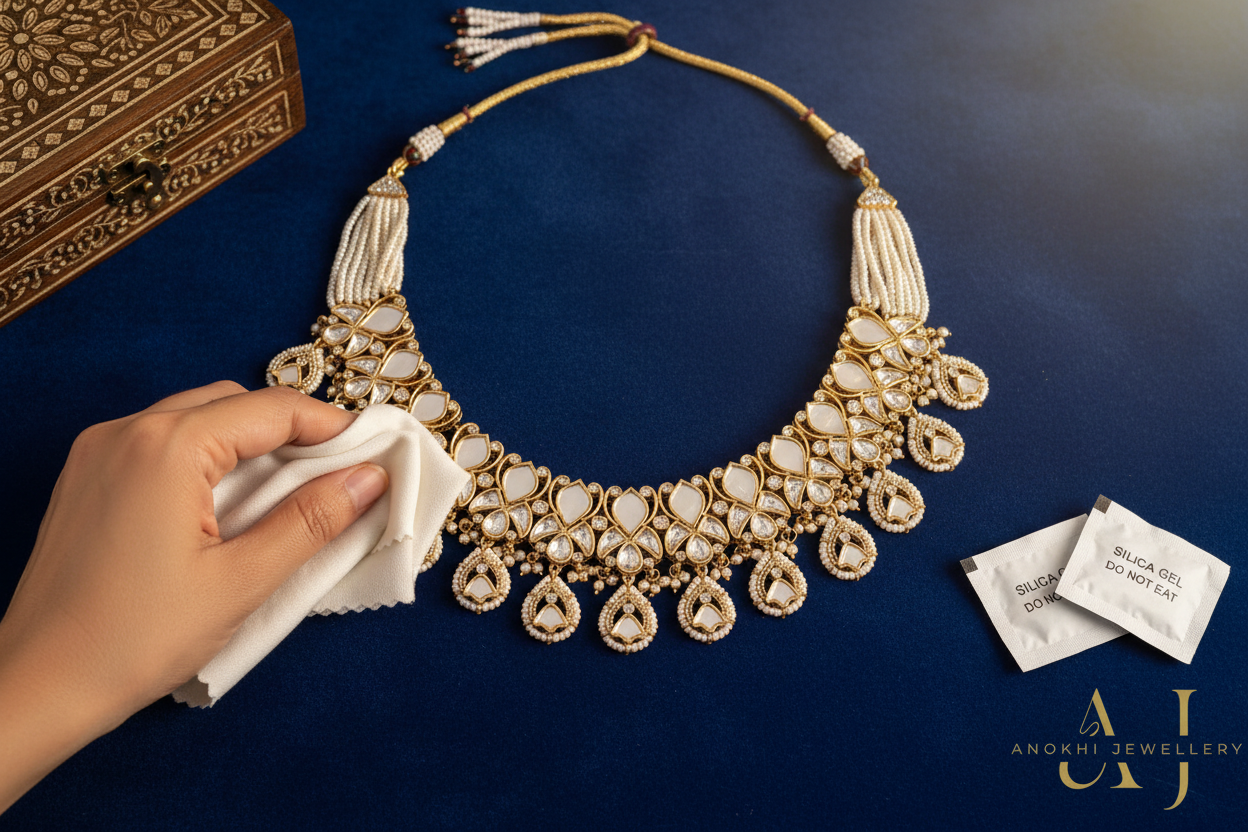 Complete Guide to Caring for Your Kundan & Traditional Jewelry