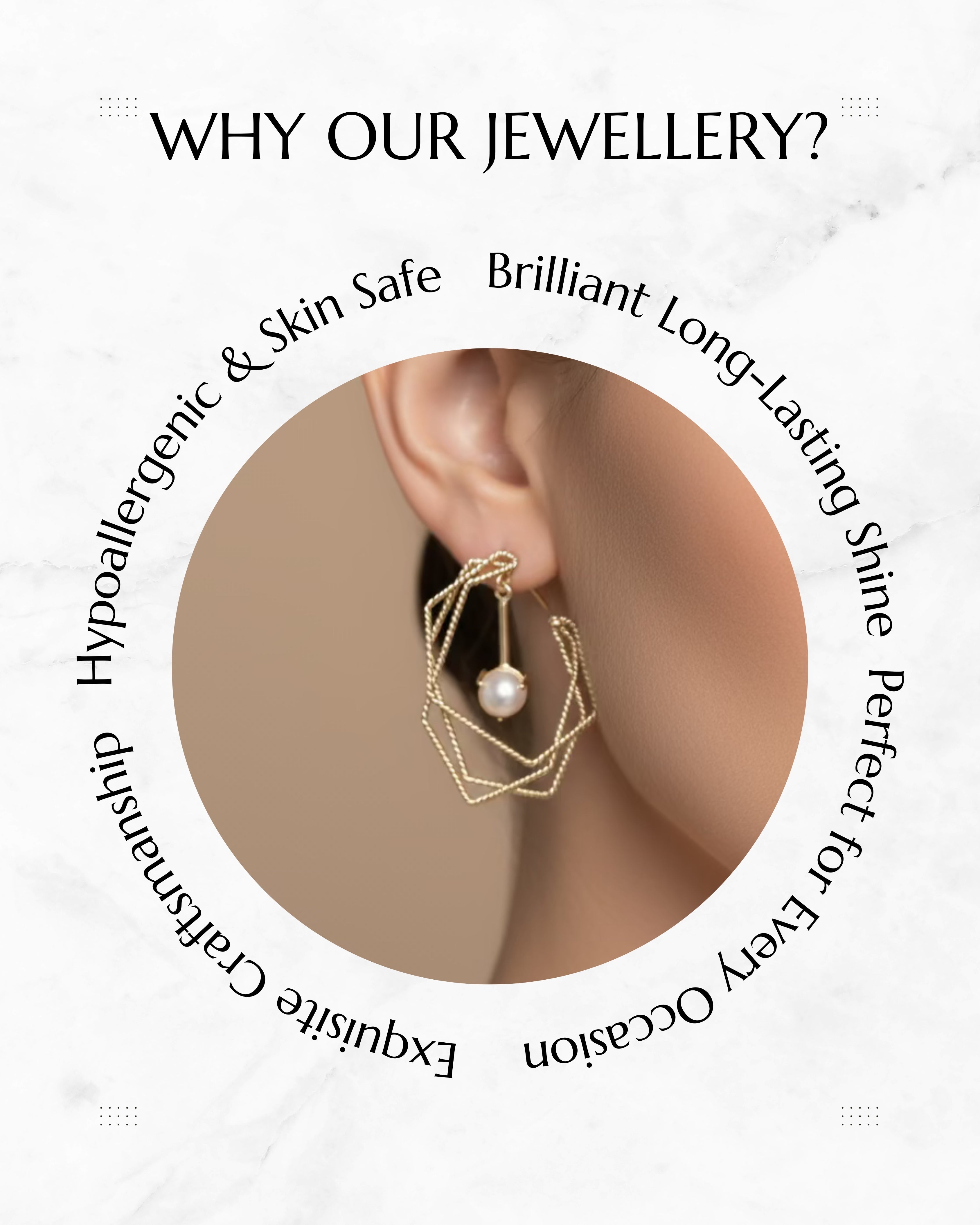 Hexagon Maze Earrings