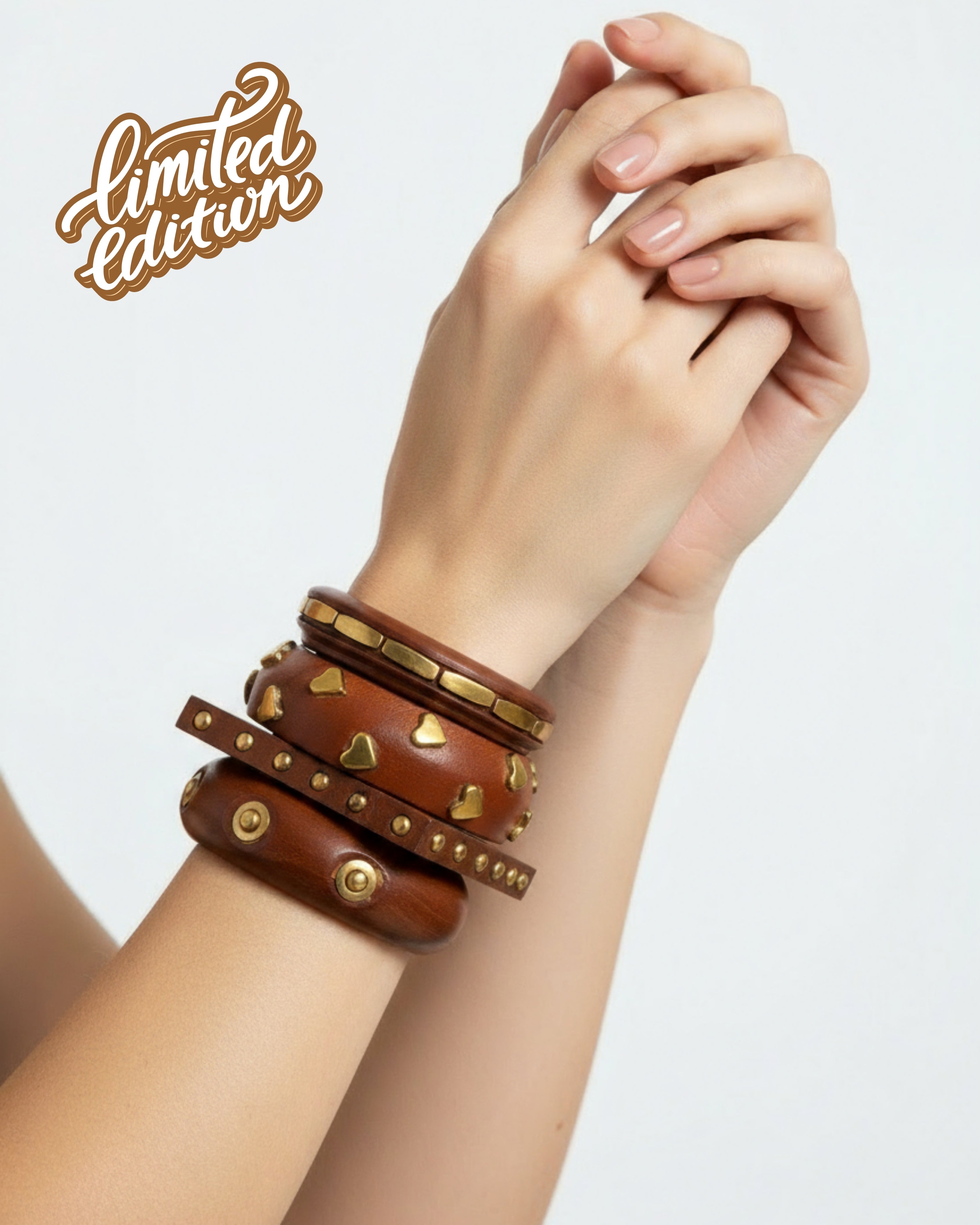 Anokhi Wooden Bangles- set of 3