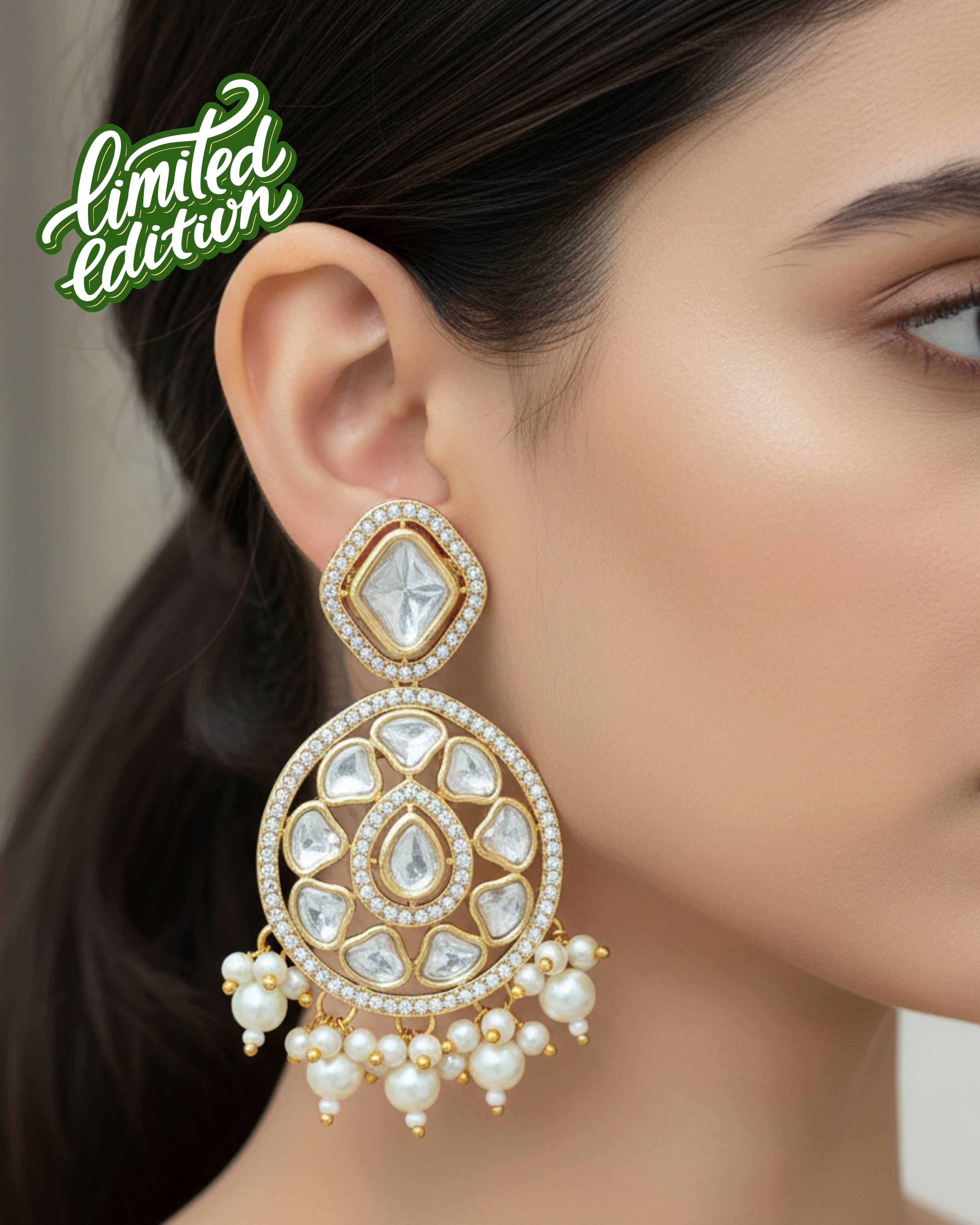 Anokhi Chandabali Kundan Earrings