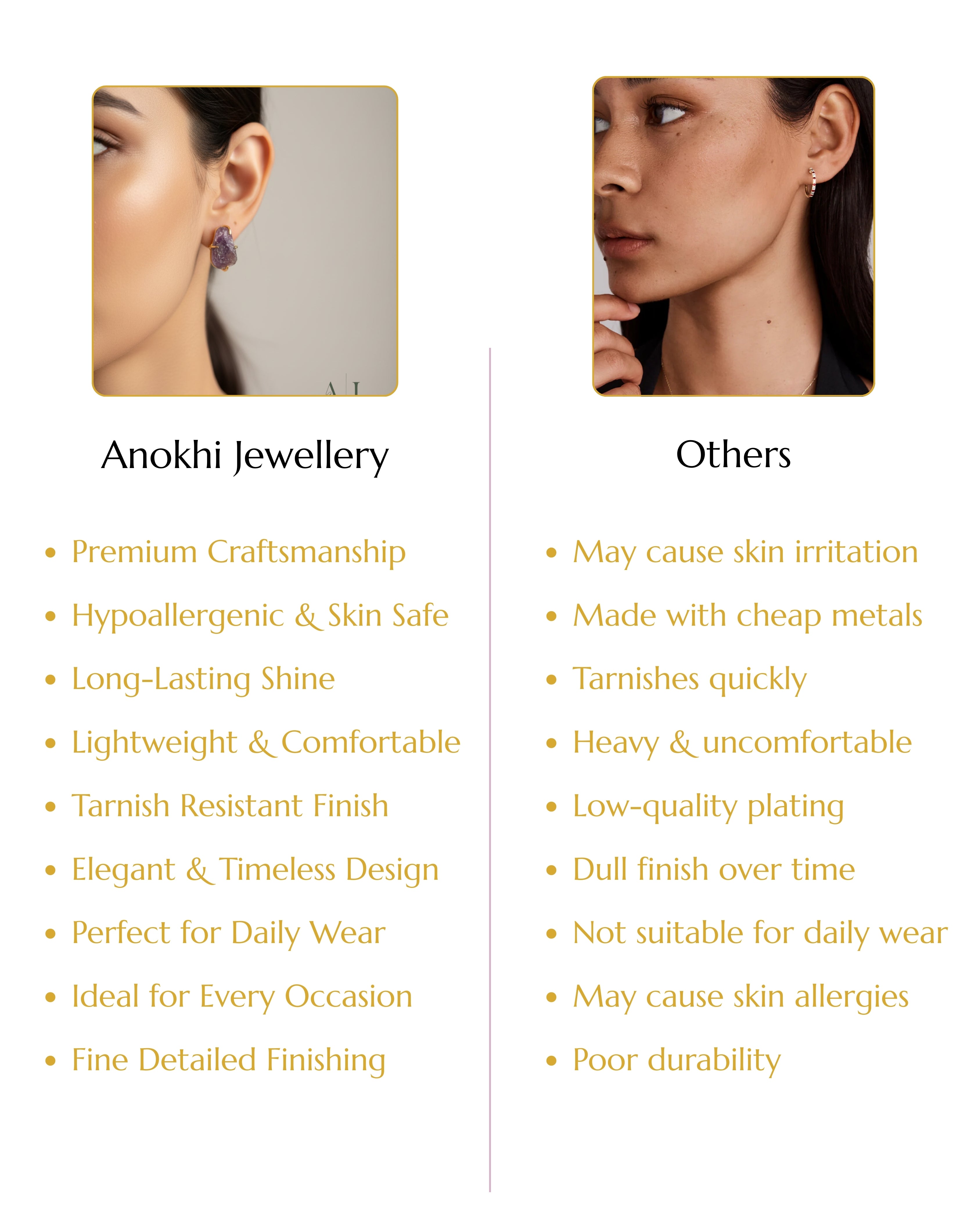 Anokhi Wine Hued Studs