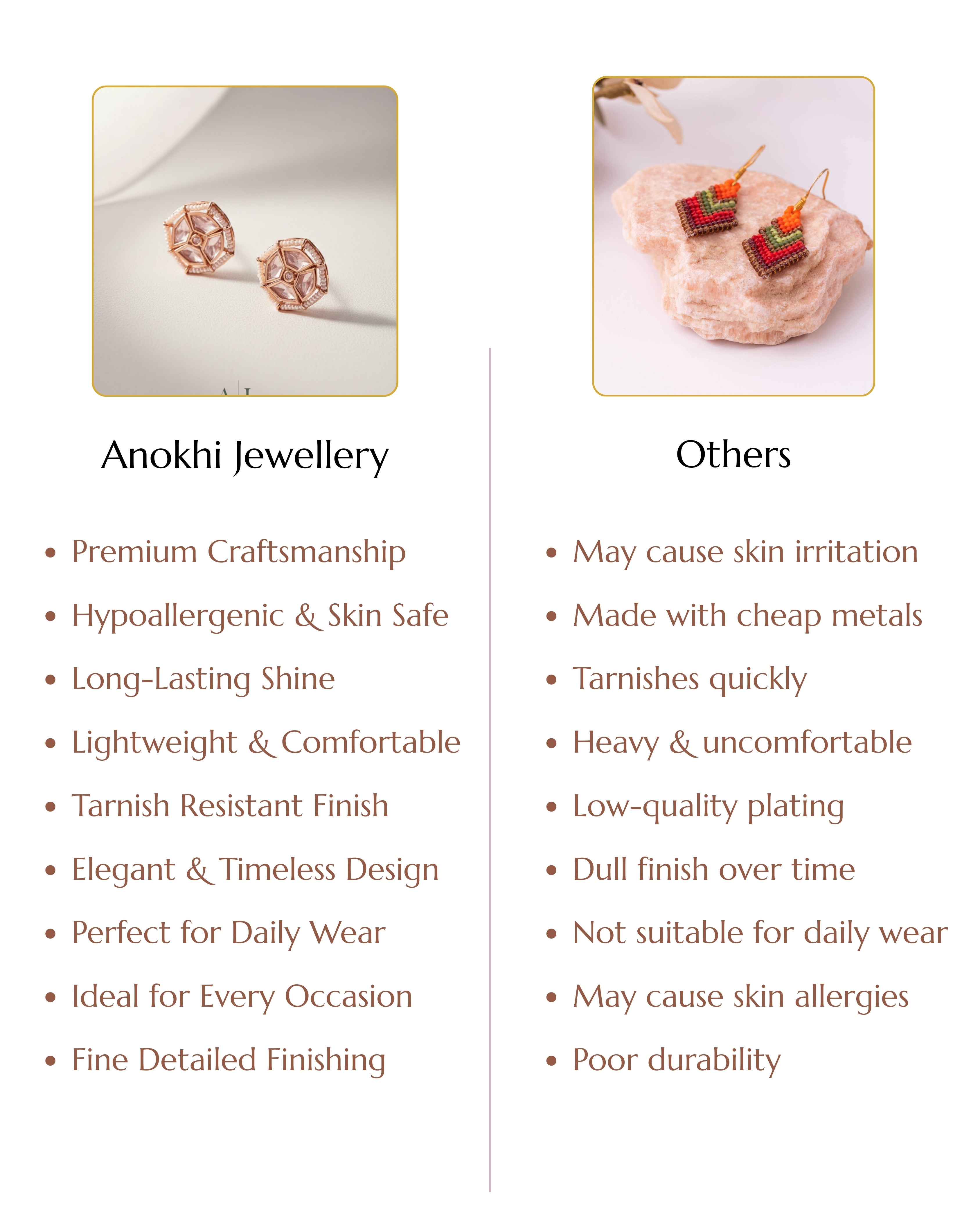 Anokhi Kundan Pearl studs