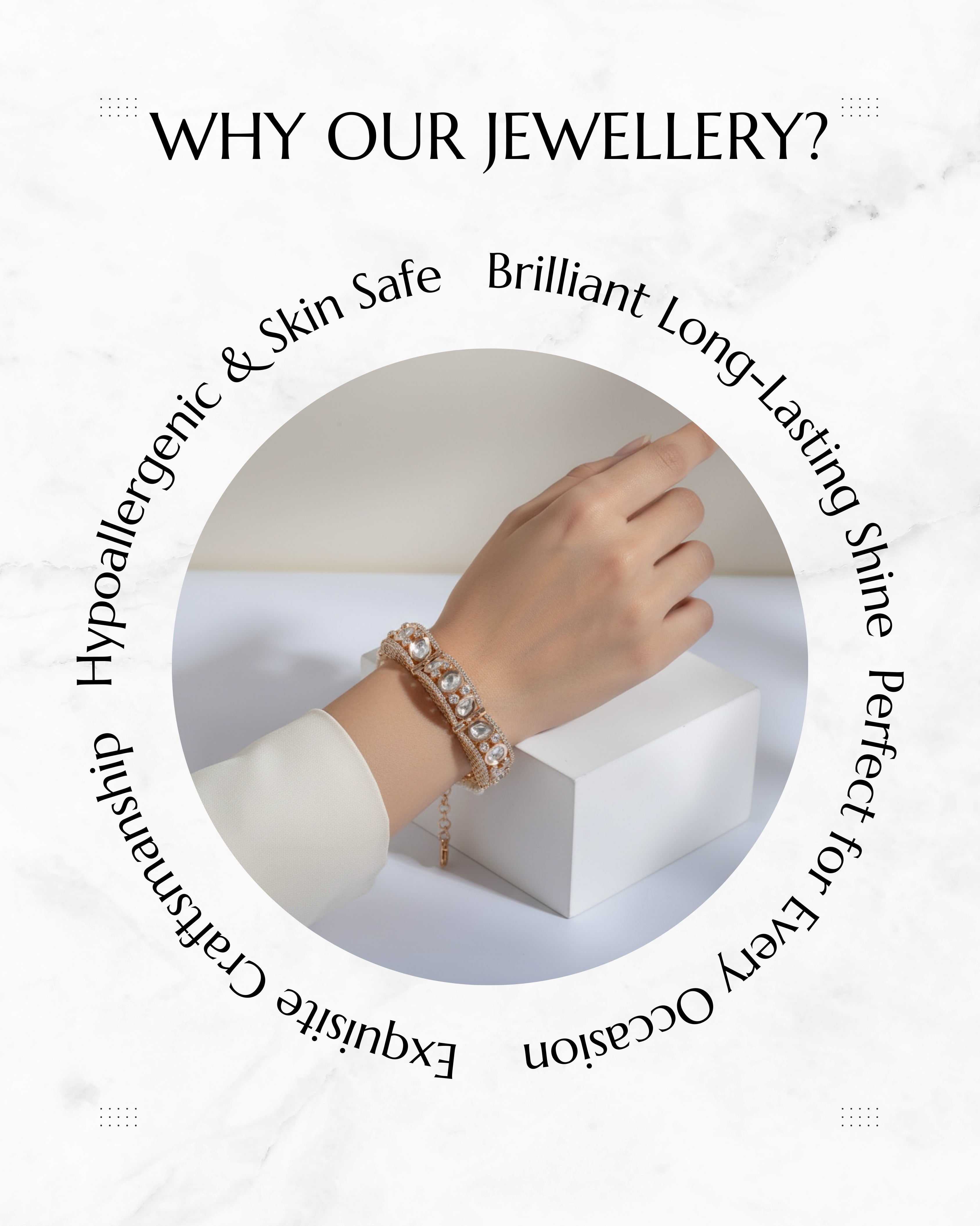 Anokhi Regal Radiance Kundan Bracelet