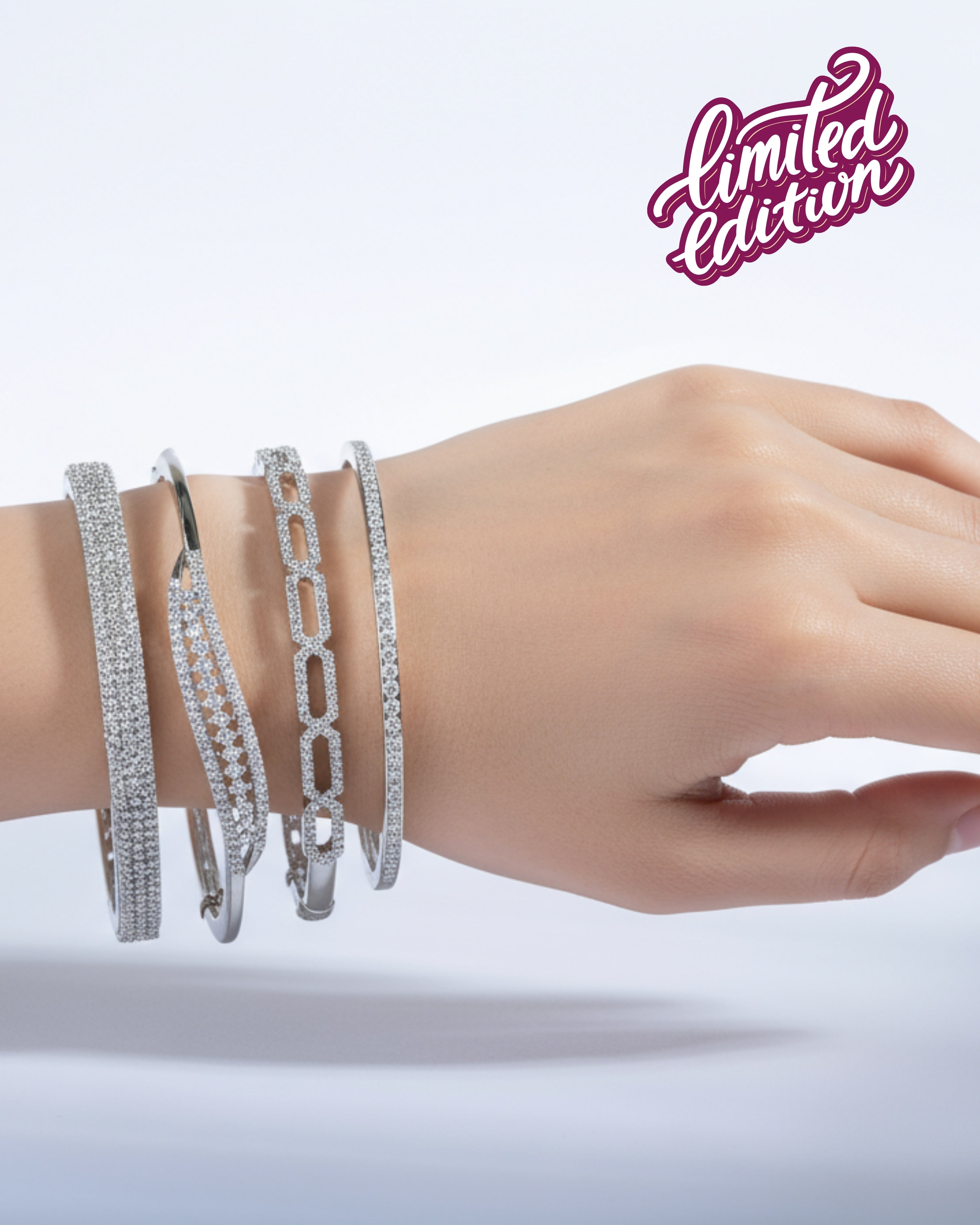 American Diamond Hex bracelet