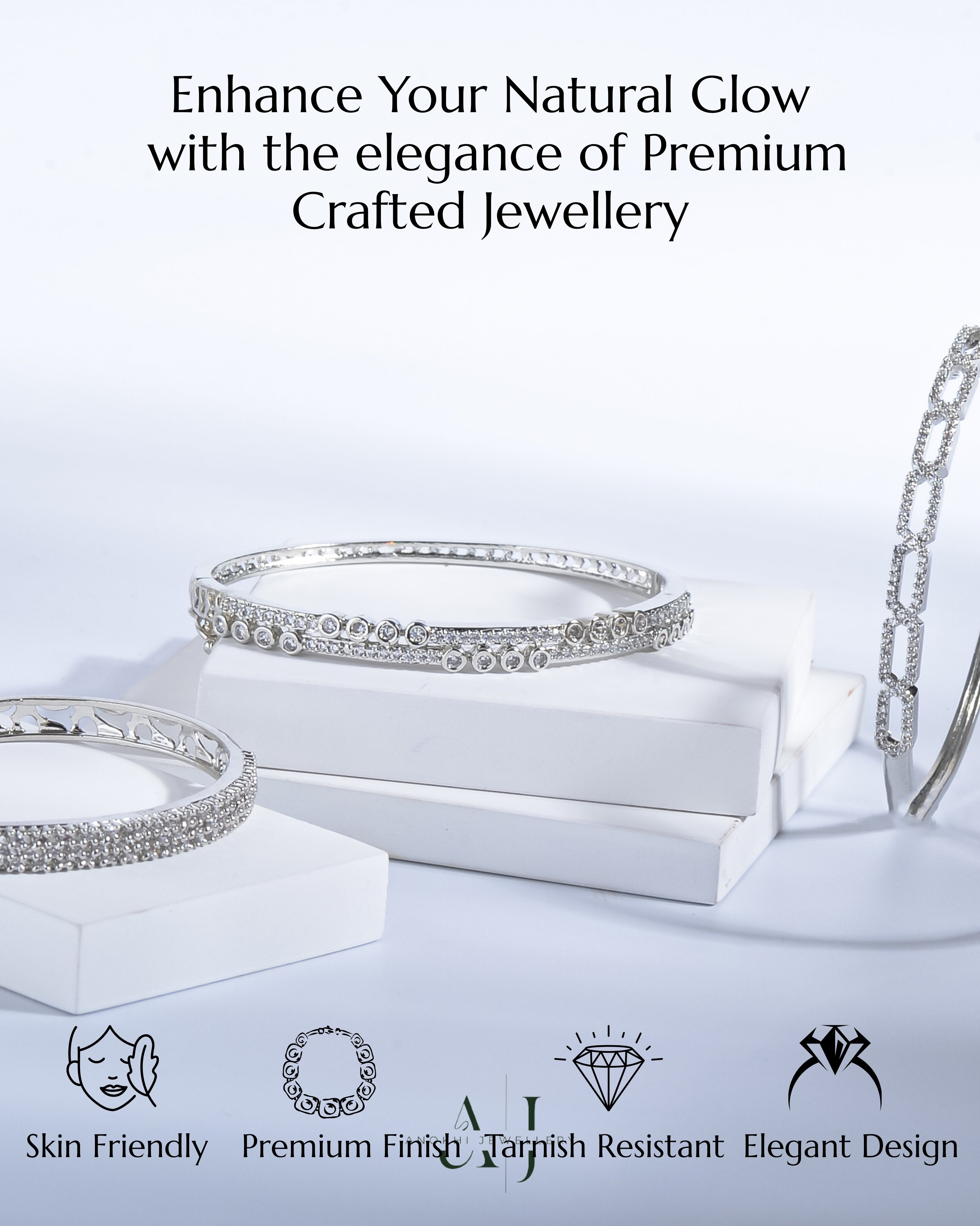 Anokhi Elegant American Diamond Kada