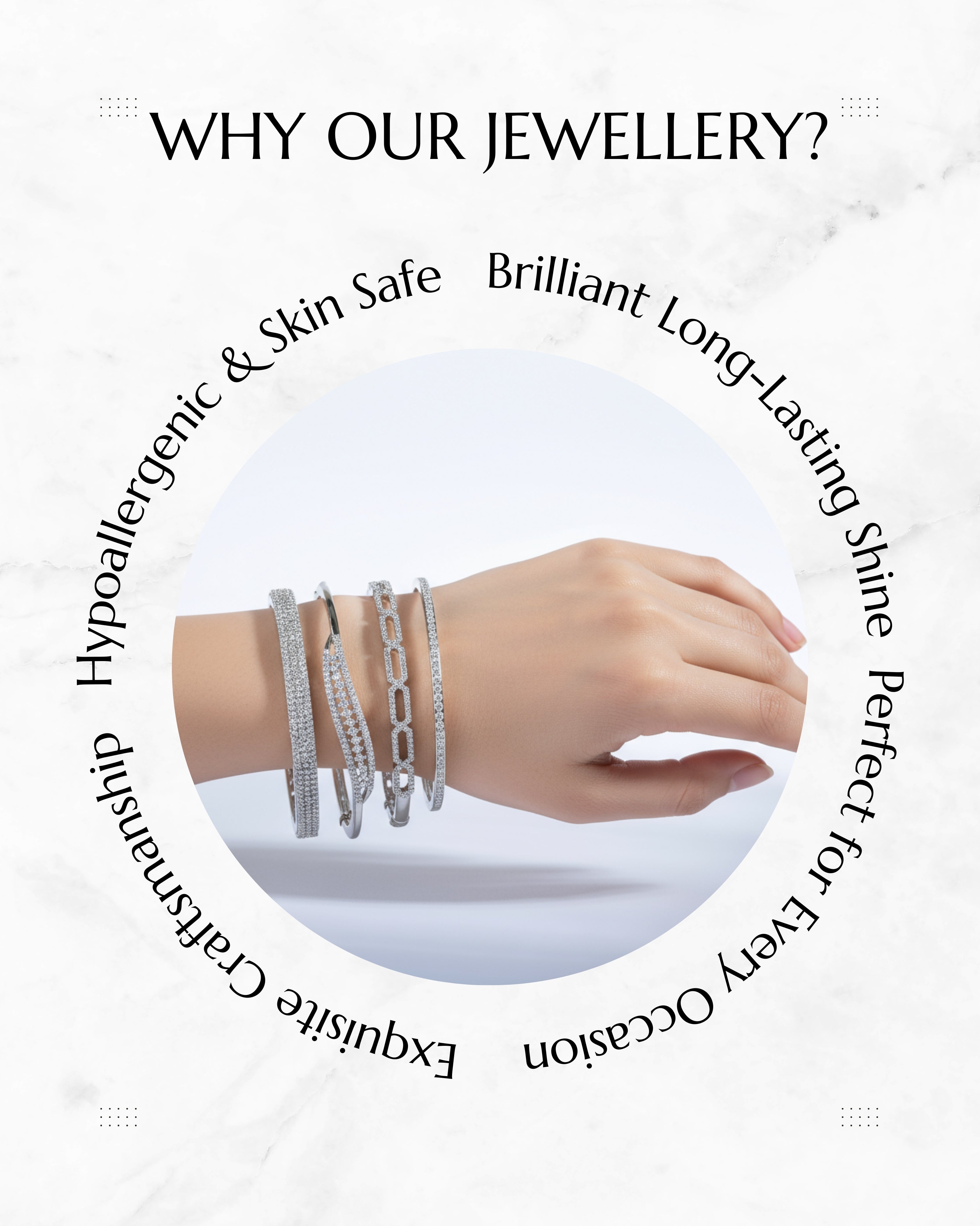 Anokhi Elegant American Diamond Kada