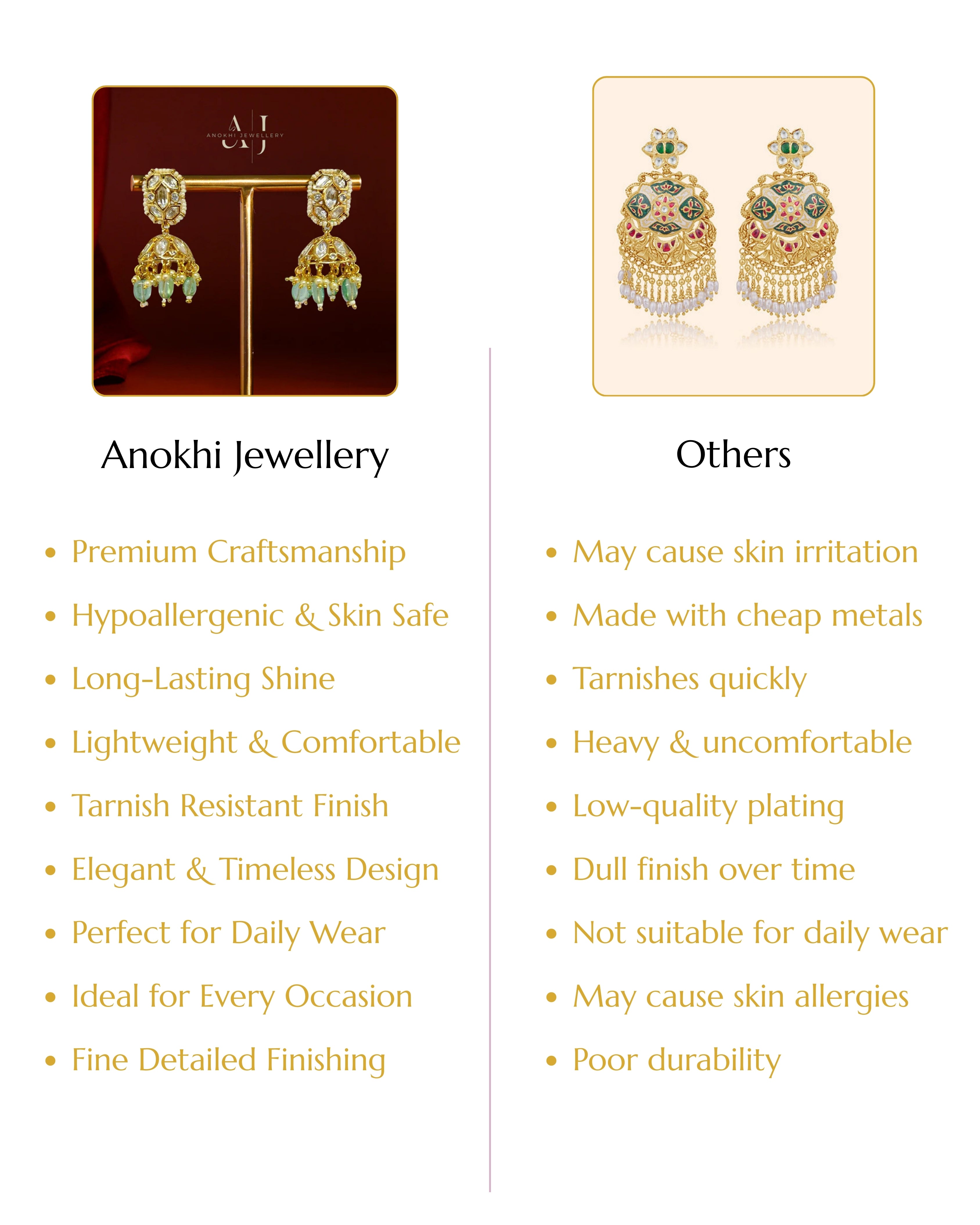 Anokhi Small Hanging Jhumki