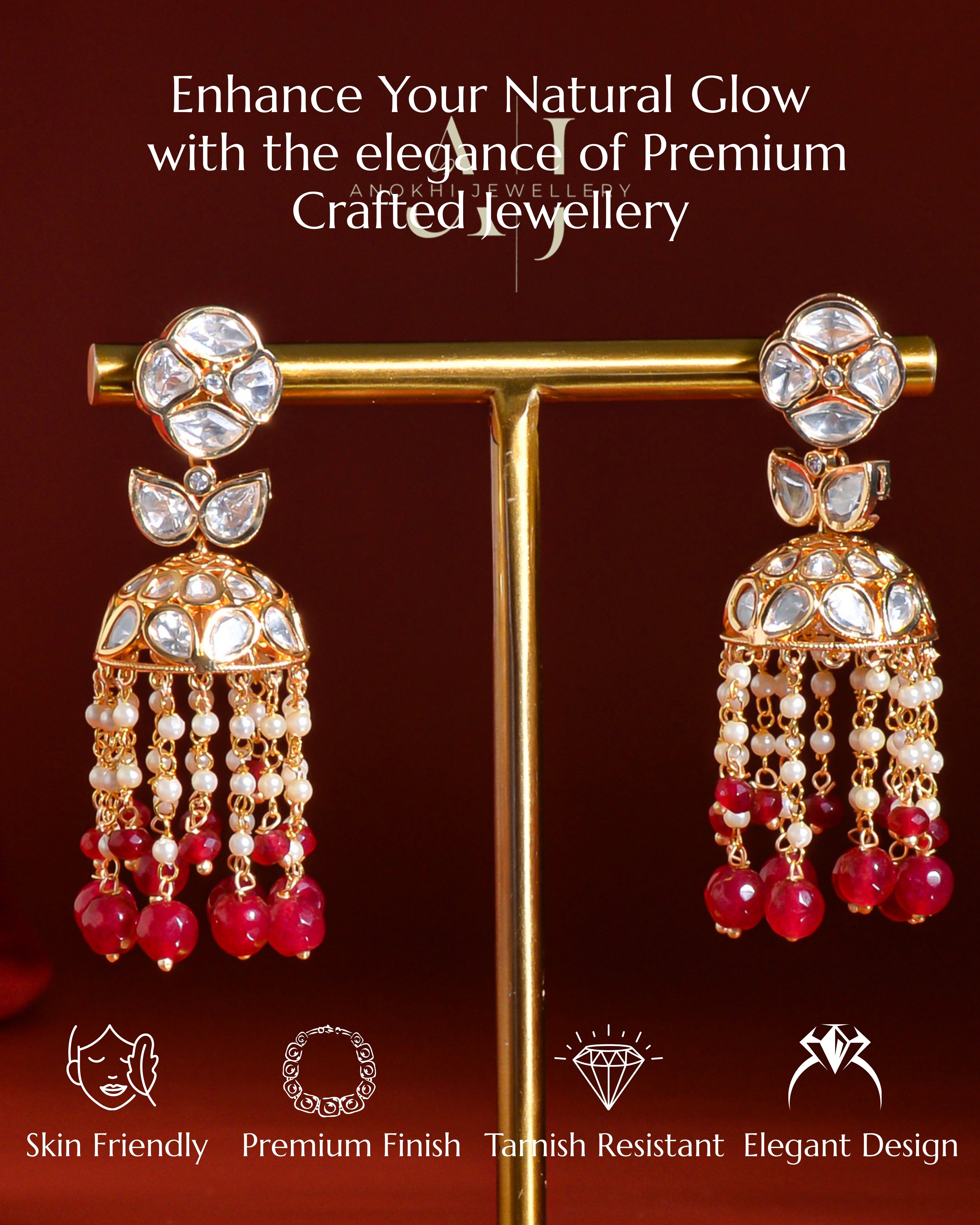 Anokhi Pushp Hanging Jhumki