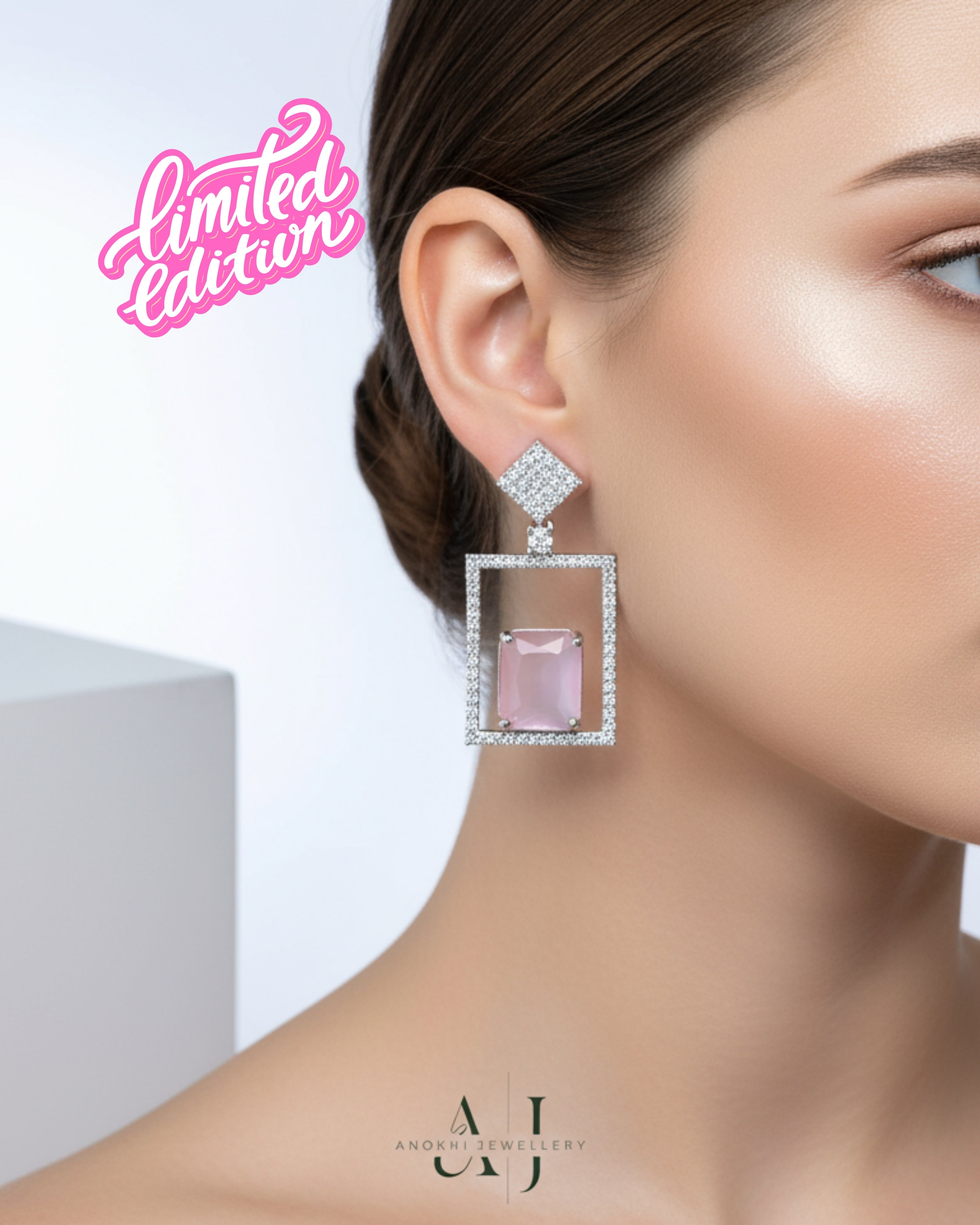 Anokhi Delicate American Diamond Earrings