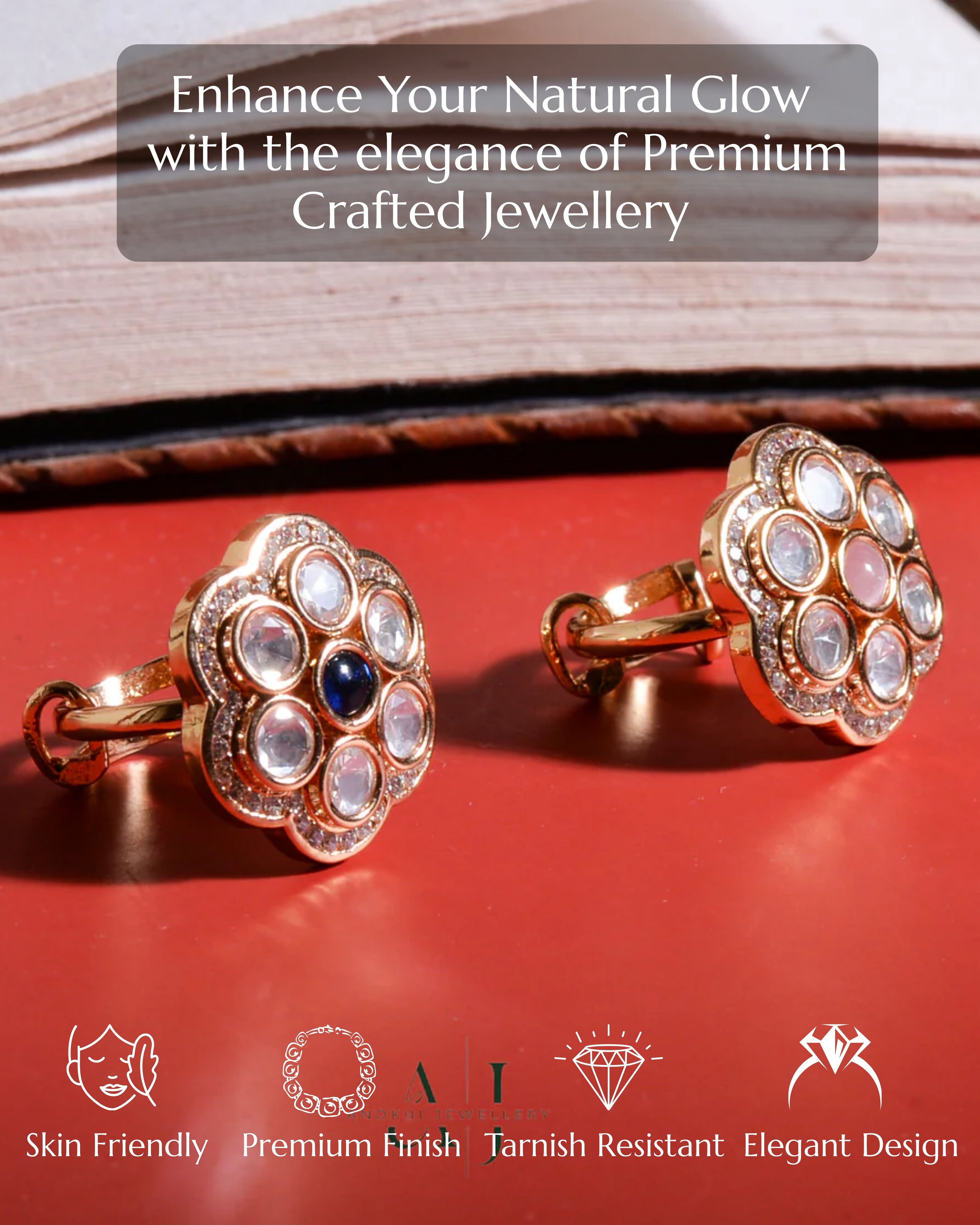 Anokhi Eternal Elegance Kundan Ring: