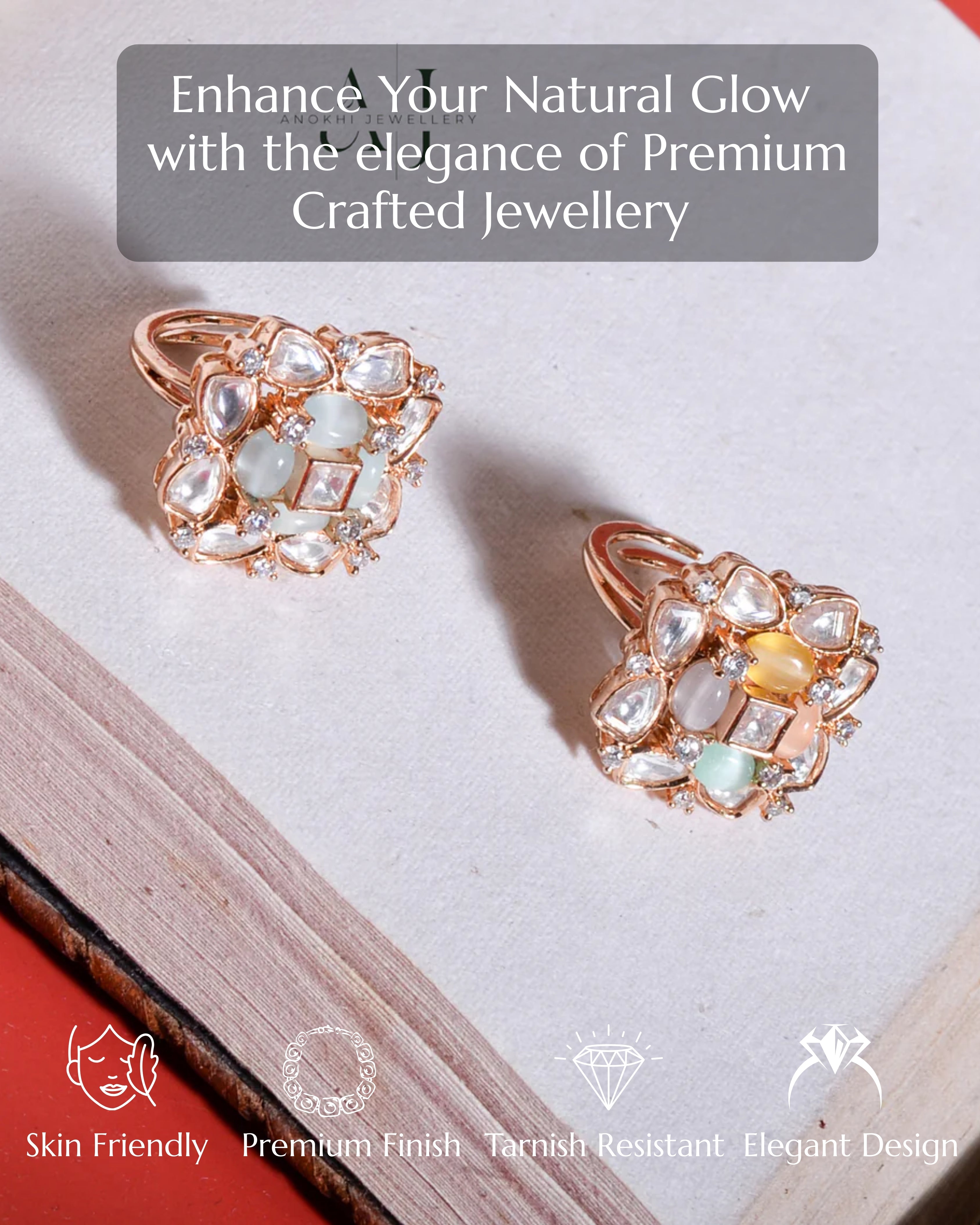 Anokhi Cluster Affair Rings