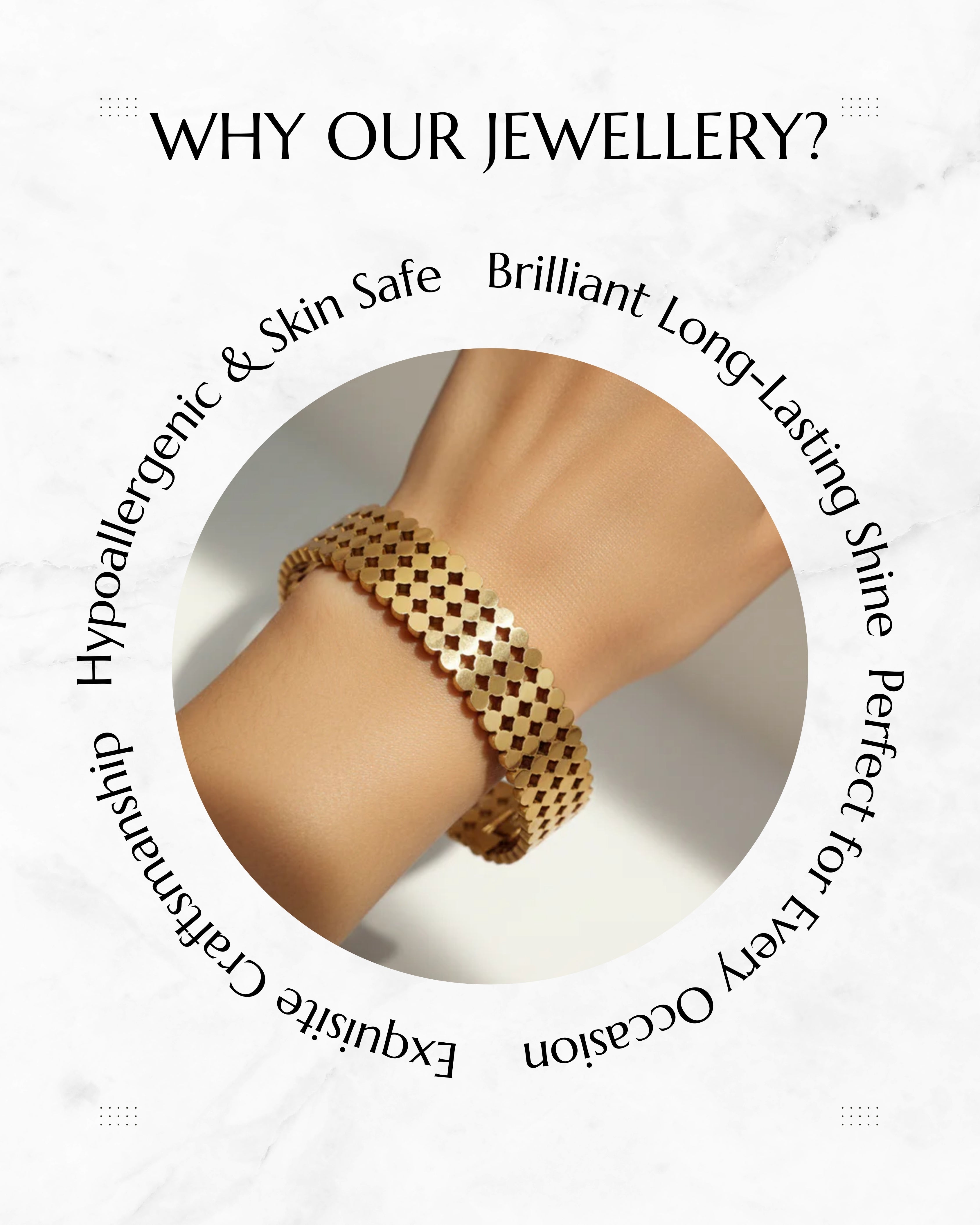 Anokhi Honey Comb Kada