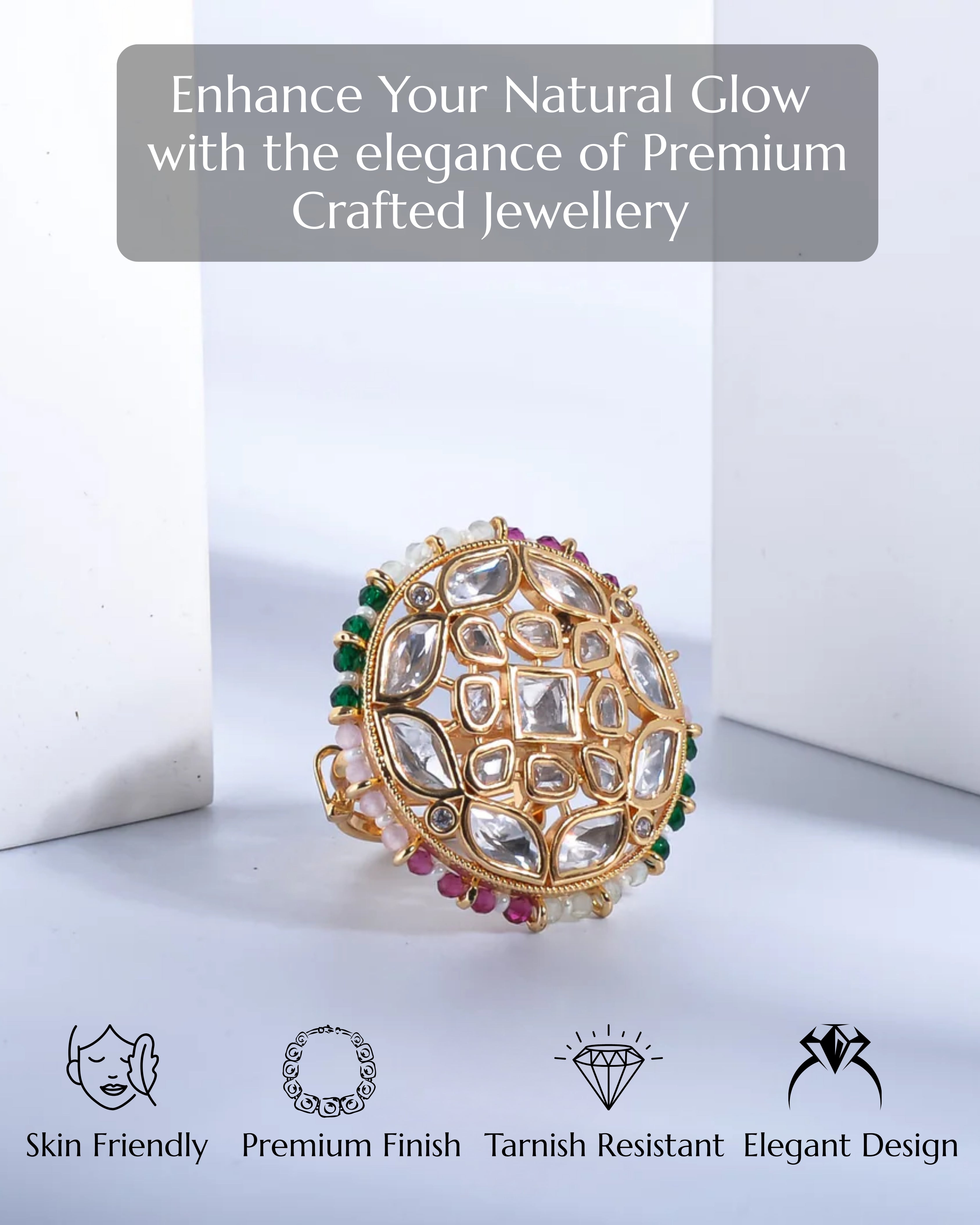 Anokhi Rani Kundan Ring