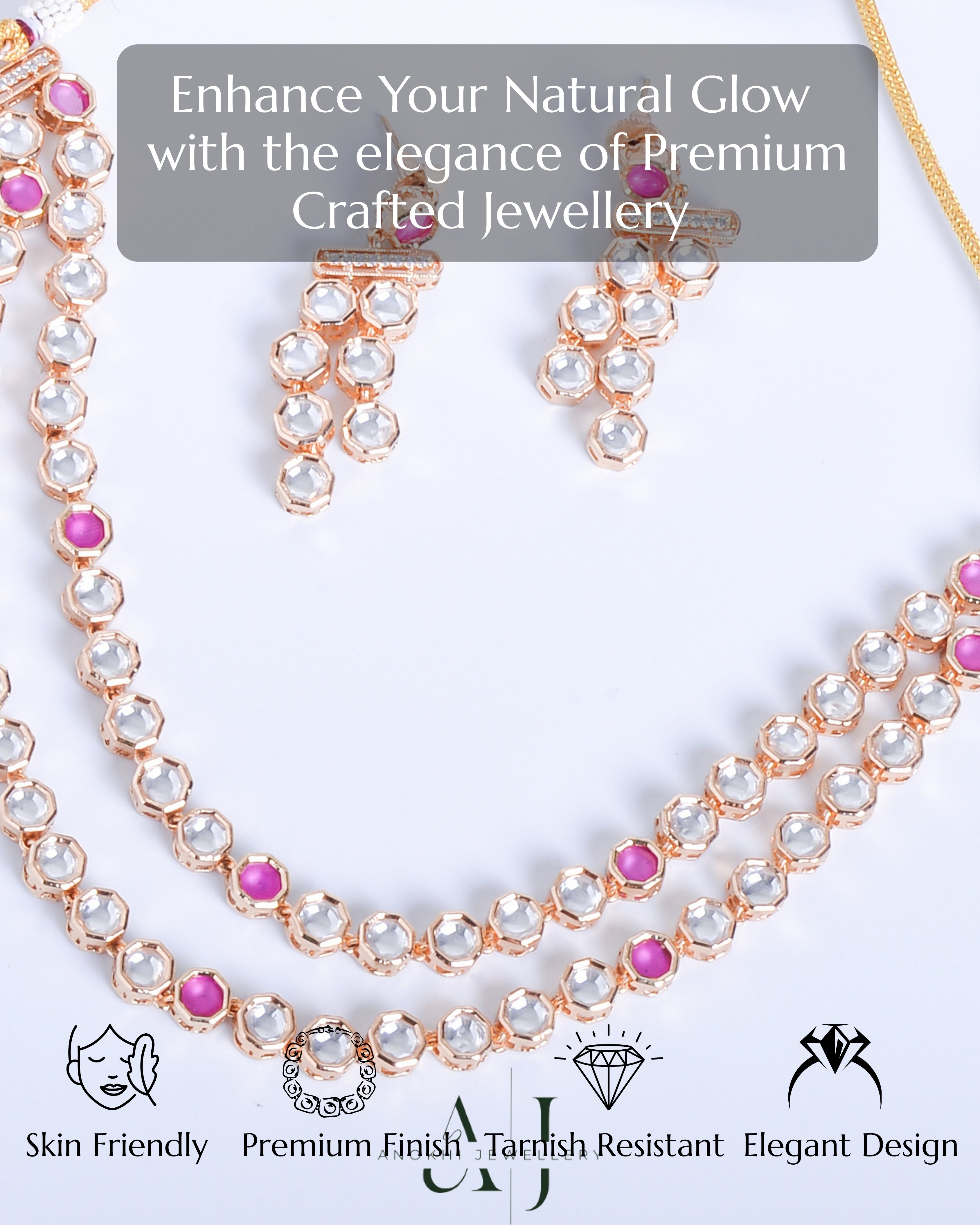 Anokhi Heirloom Harmony: The Preeti Kundan Necklace
