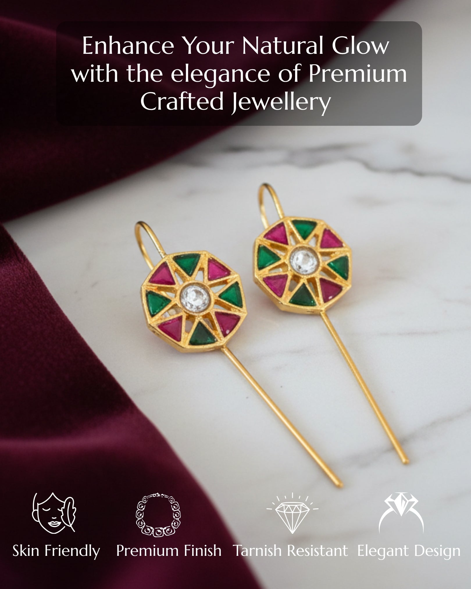 Anokhi Phool Earcuff pair
