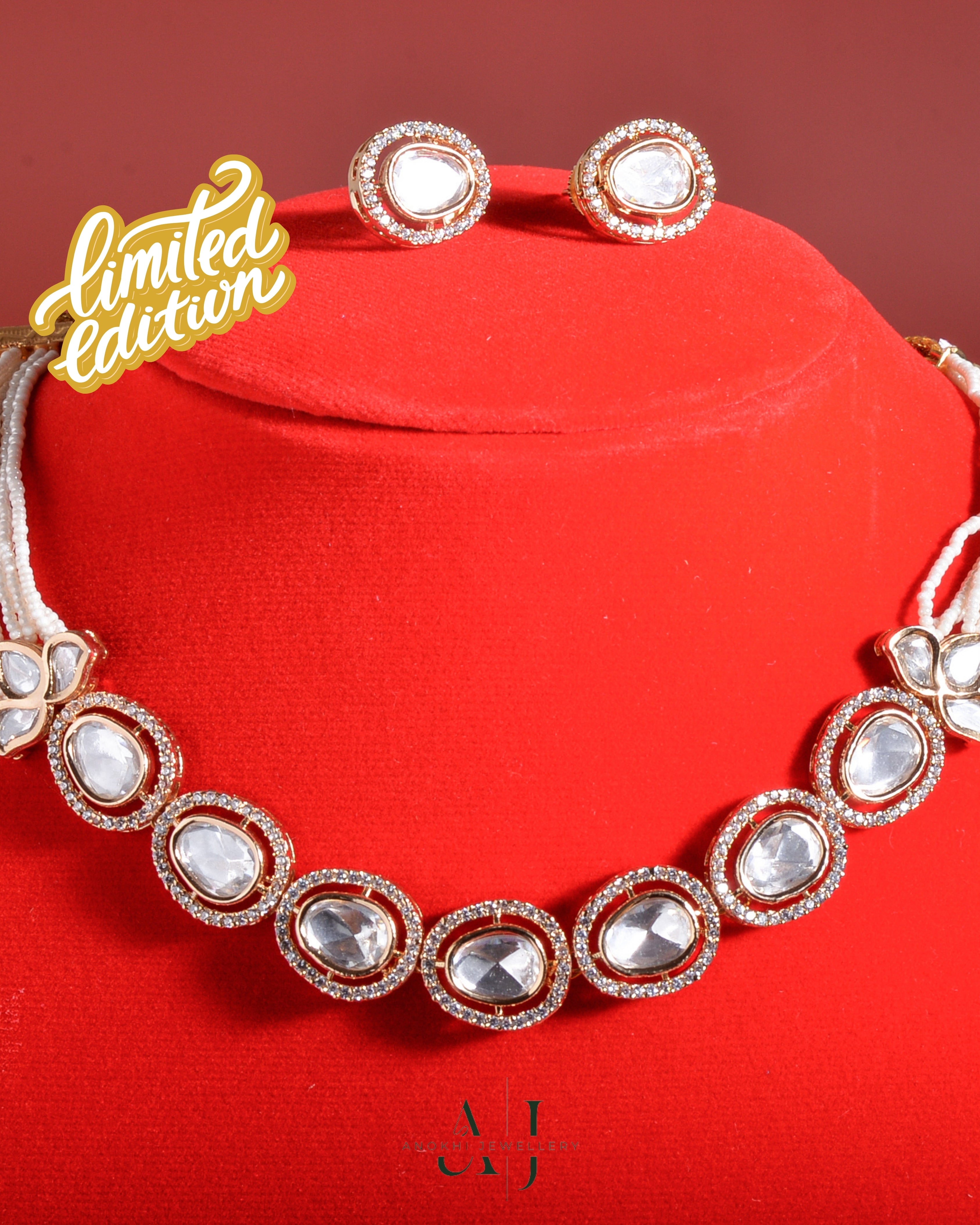 Anokhi Kundan Choker Ethereal Elegance - AJN5