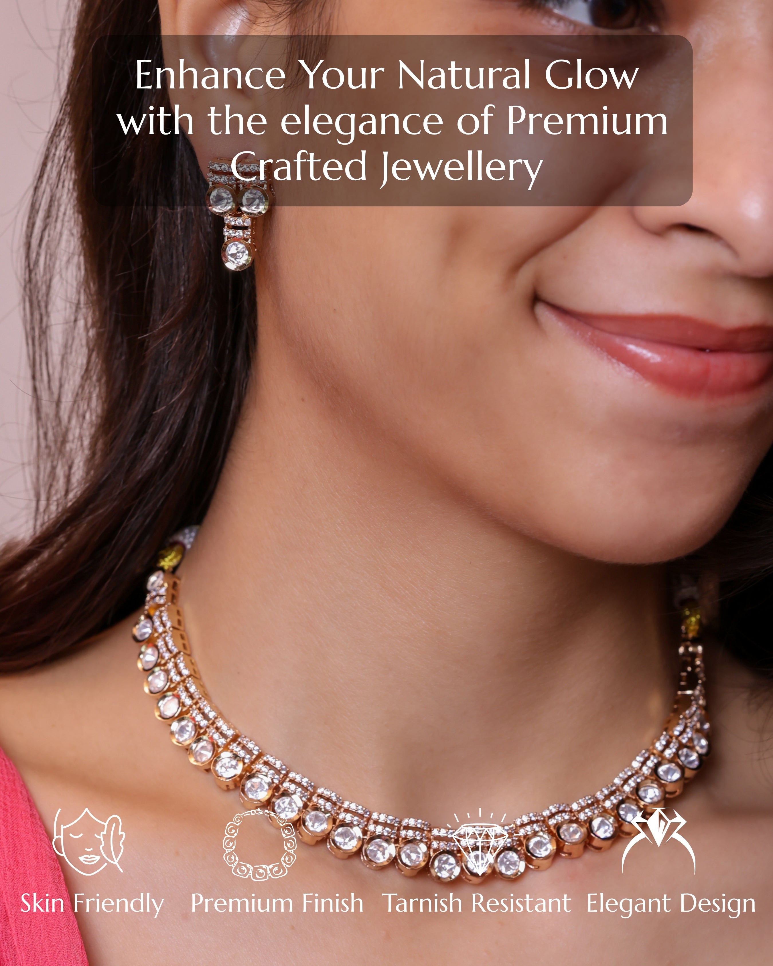 Anokhi Classic Kundan Line Set