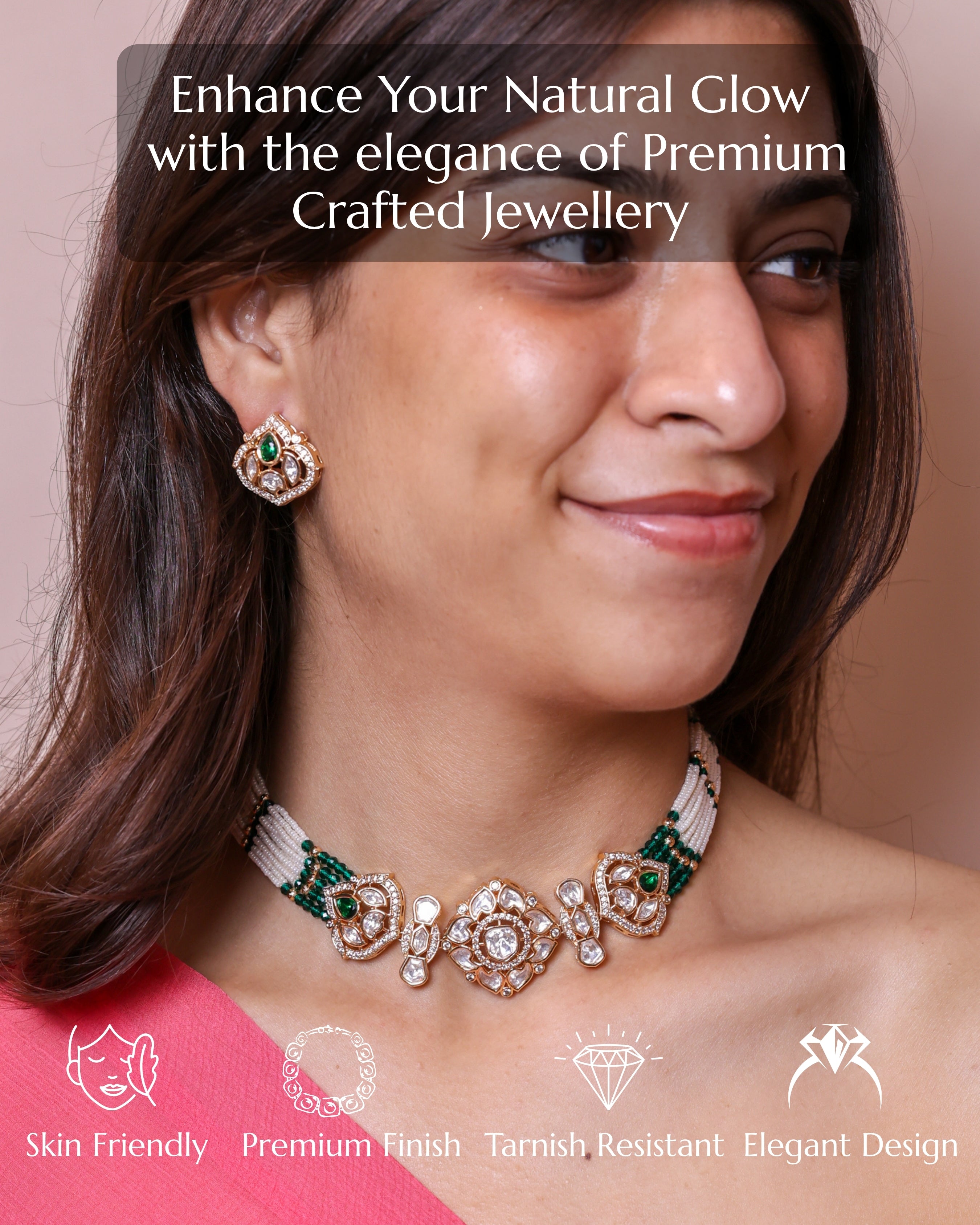 Anokhi Emerald Pearl Royal Set