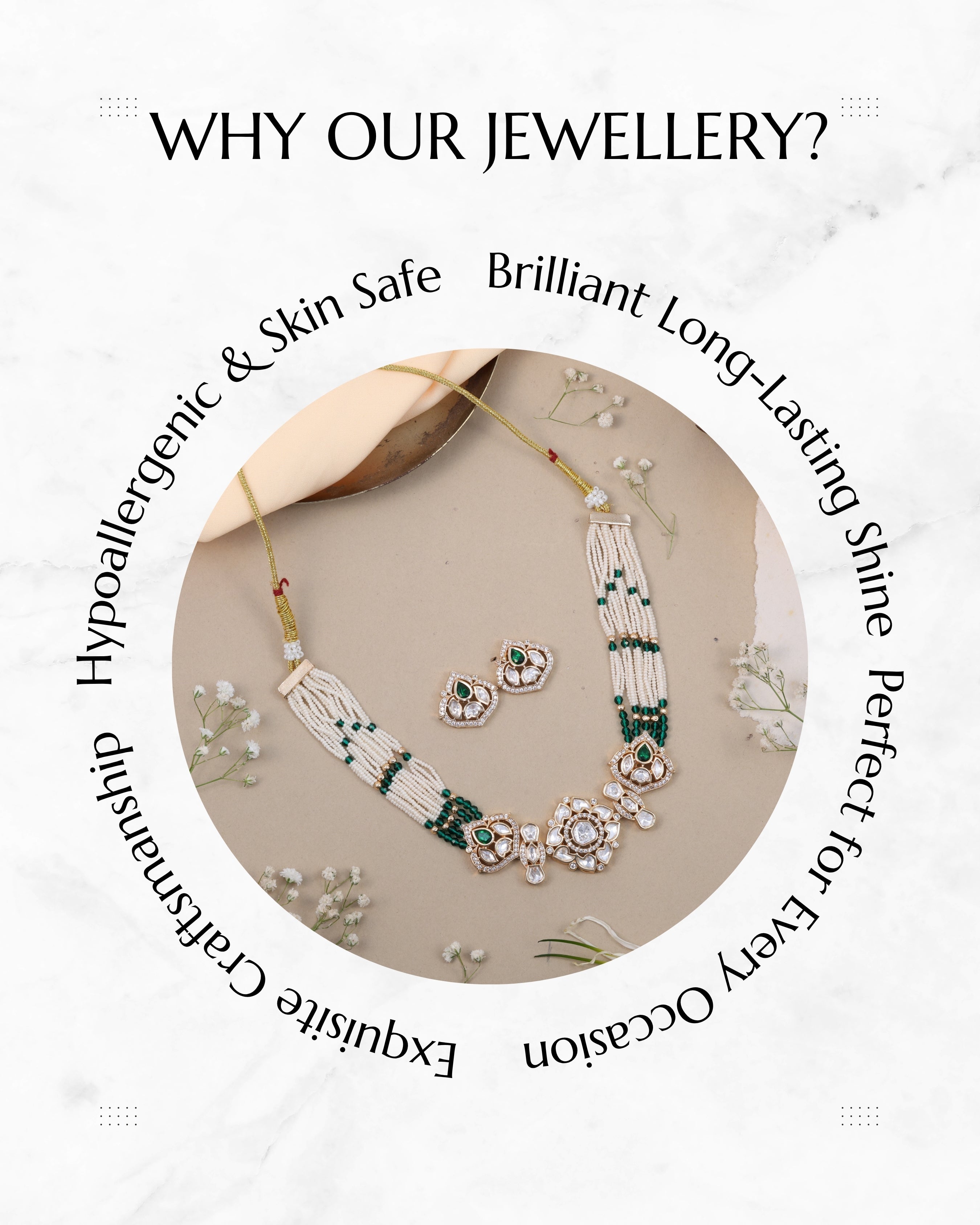Anokhi Emerald Pearl Royal Set
