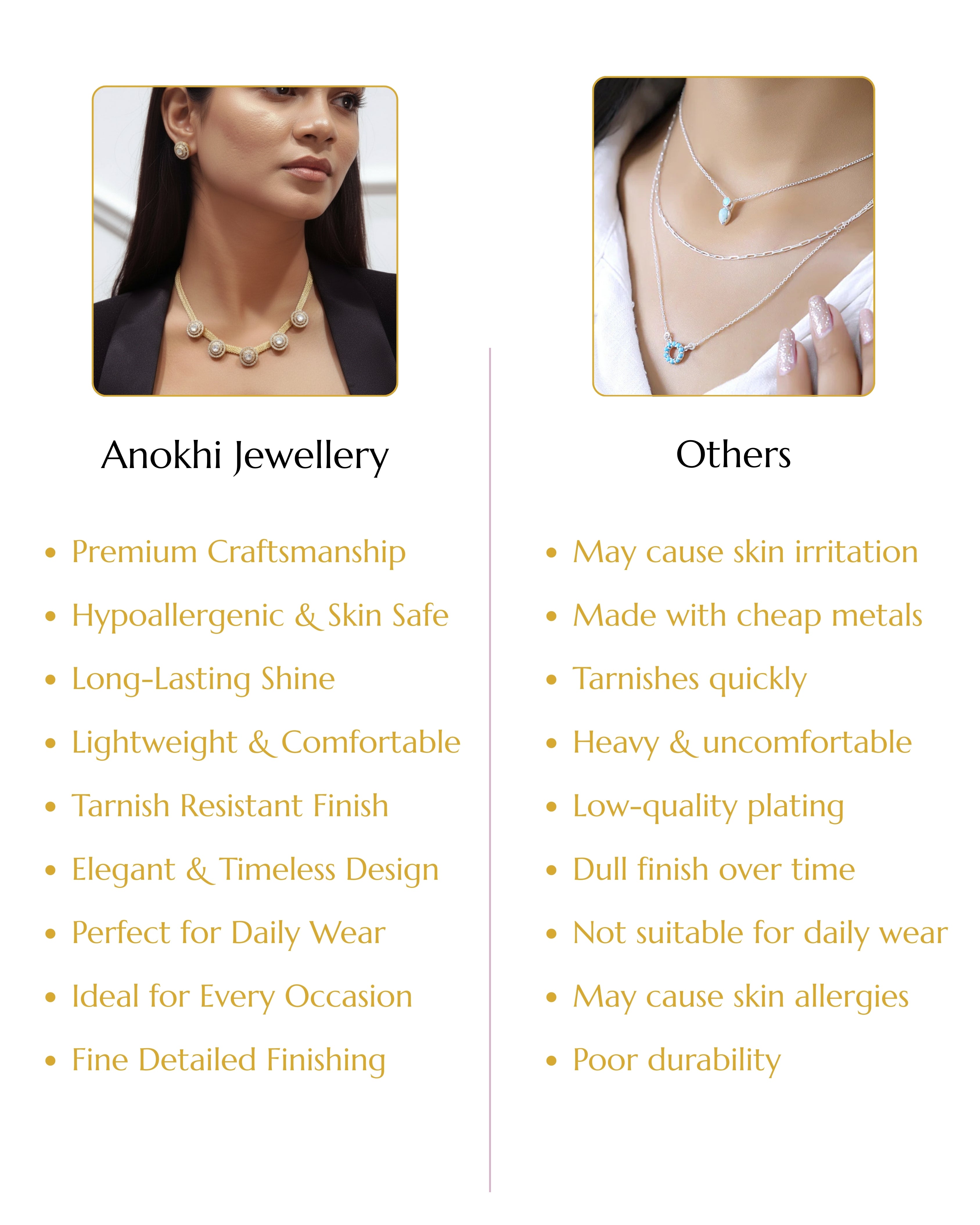Anokhi Mesh Round Stones Kundan Necklace
