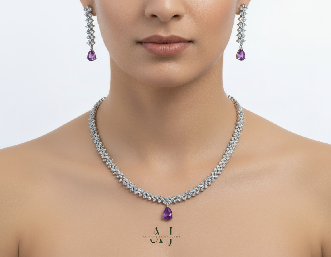 Anokhi Symphony: The Nilam Kundan Necklace