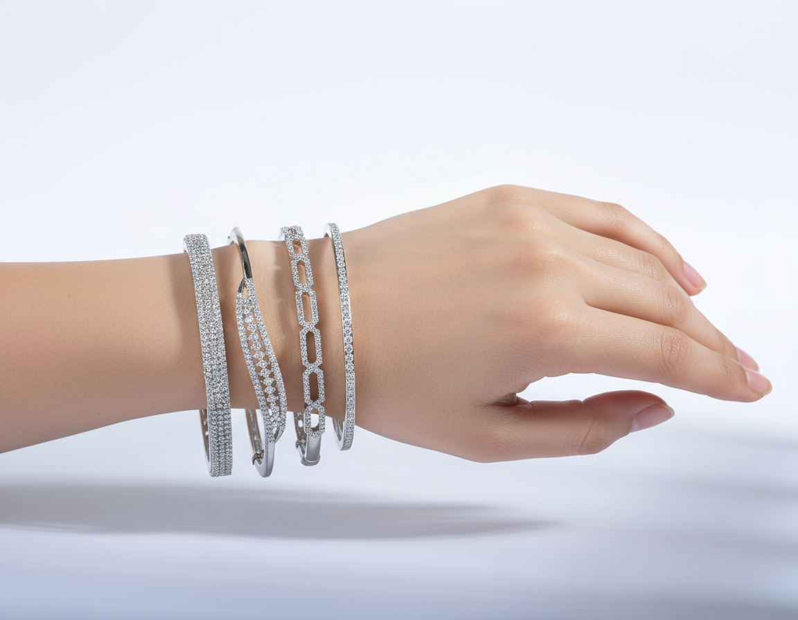 Anokhi Elegant American Diamond Kada