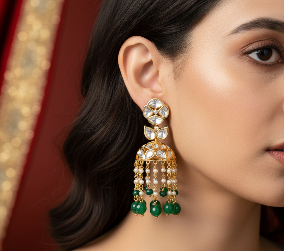 Anokhi Pushp Hanging Jhumki - AJA001