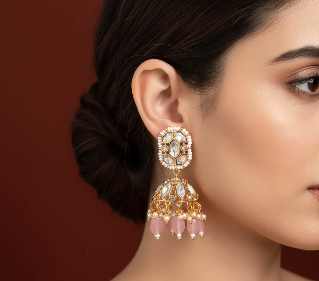 Anokhi Small Hanging Jhumki - AJM005