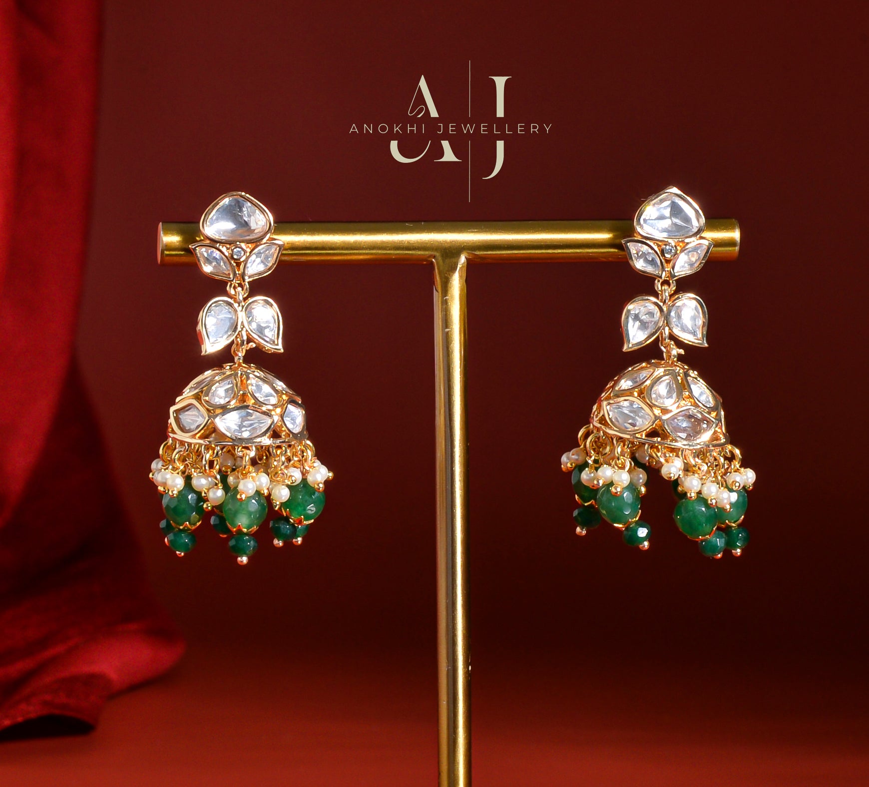 Anokhi Deepak Kundan Jhumki - AJA002