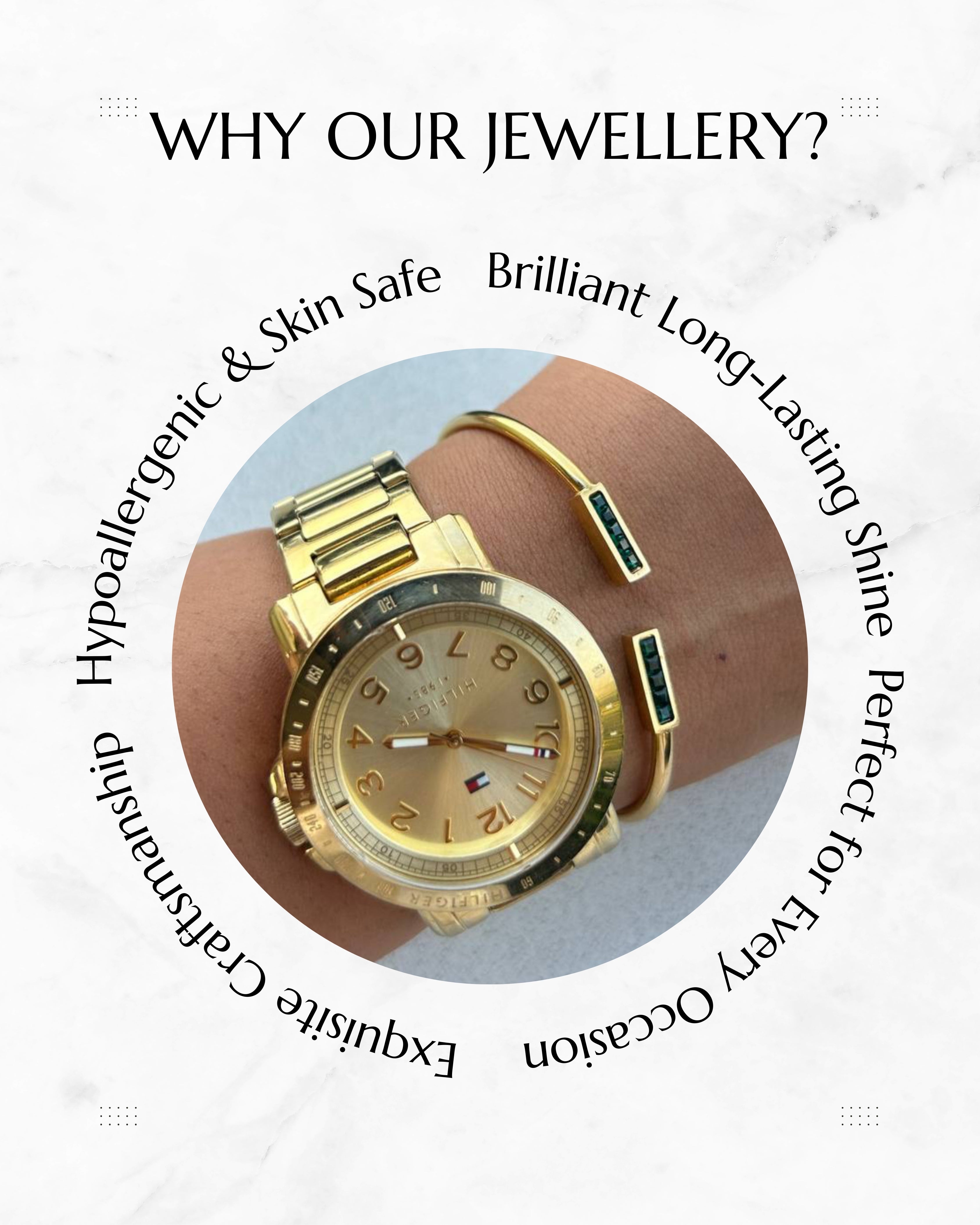 Anokhi Emerald charm band