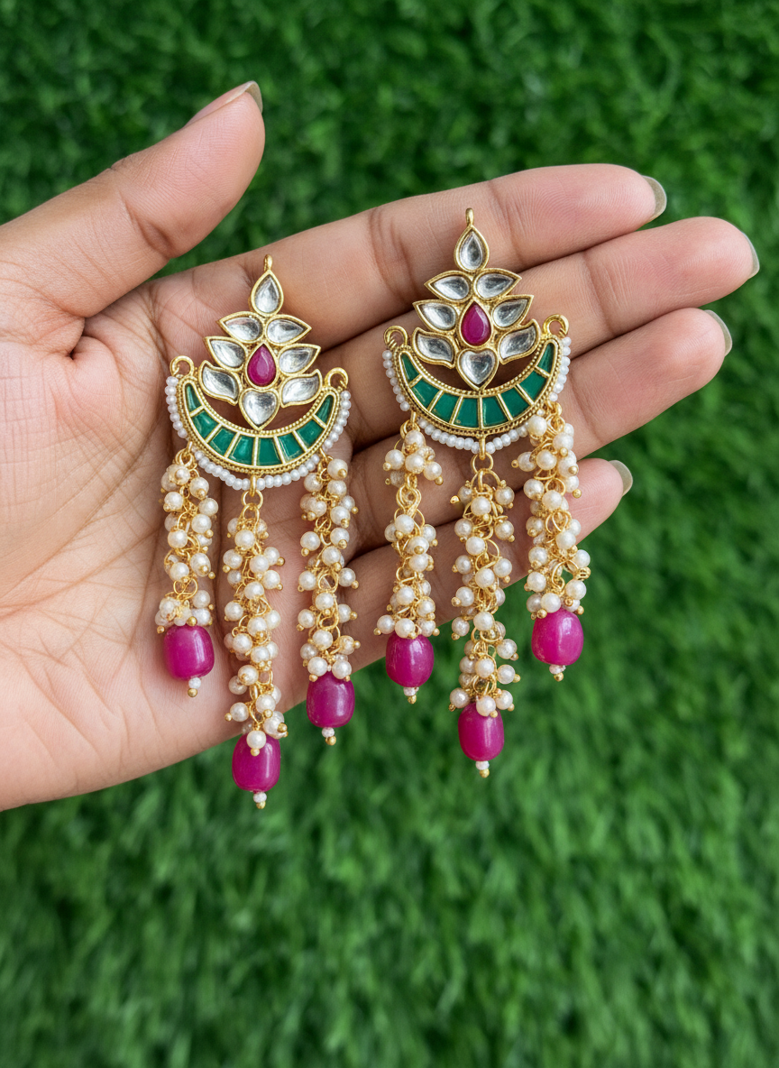 Anokhi Noorani Kundan Chandbali