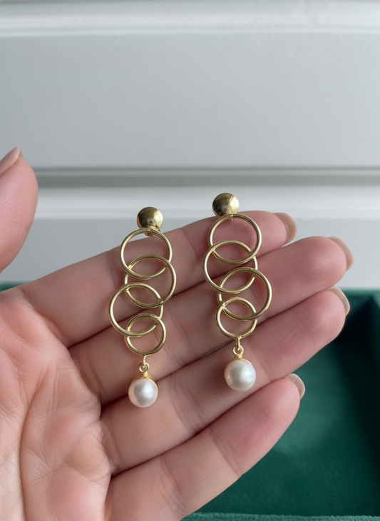 Long Spiral Earrings