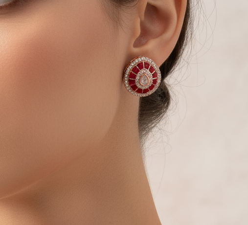 Anokhi Pendant set with earrings - AJP1