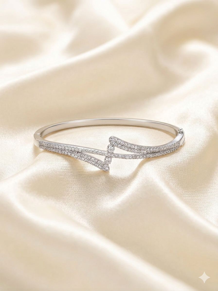 American diamond kada criss cross