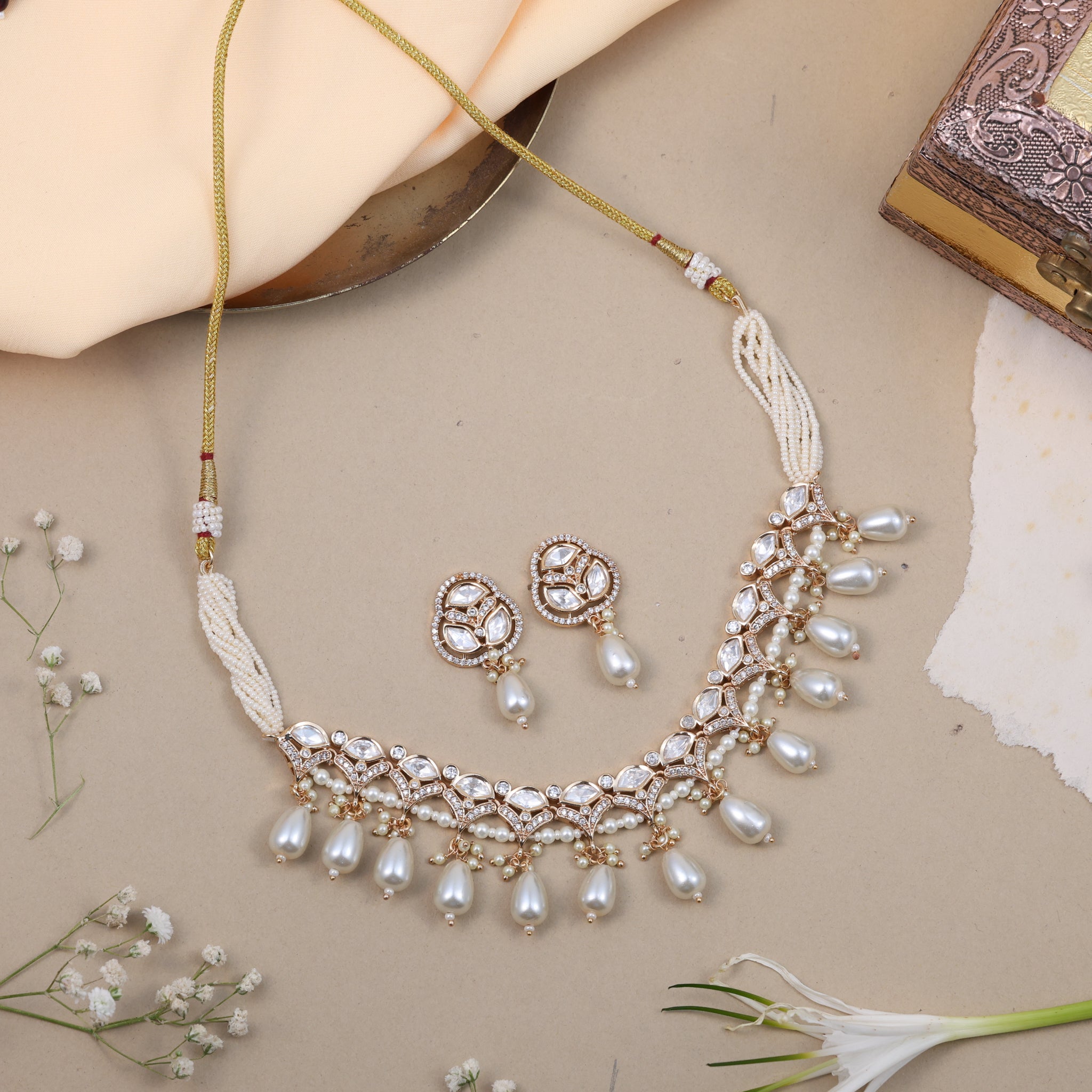Anokhi Ivory Pearl Elegance