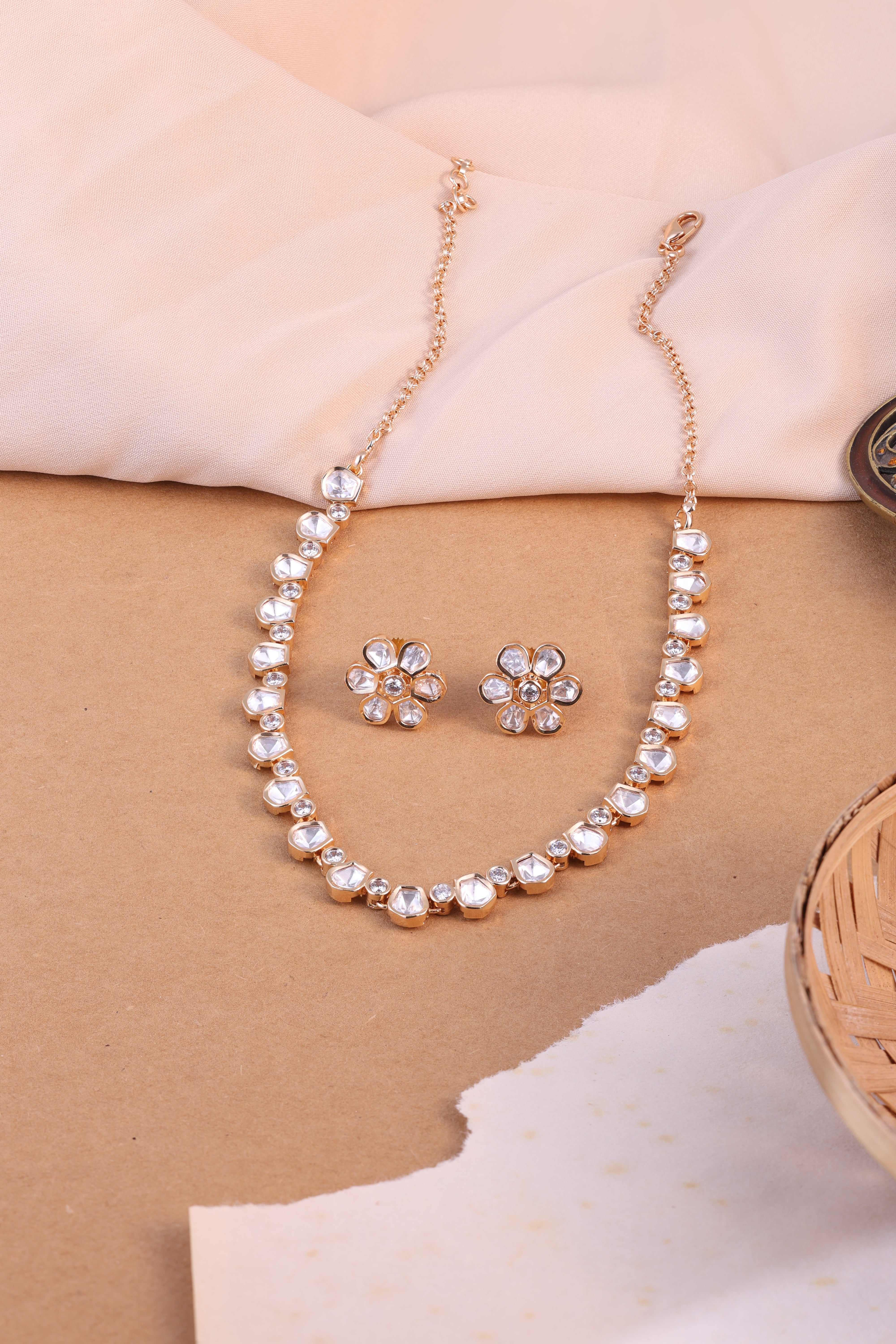 Anokhi Crystal Line Elegance Set