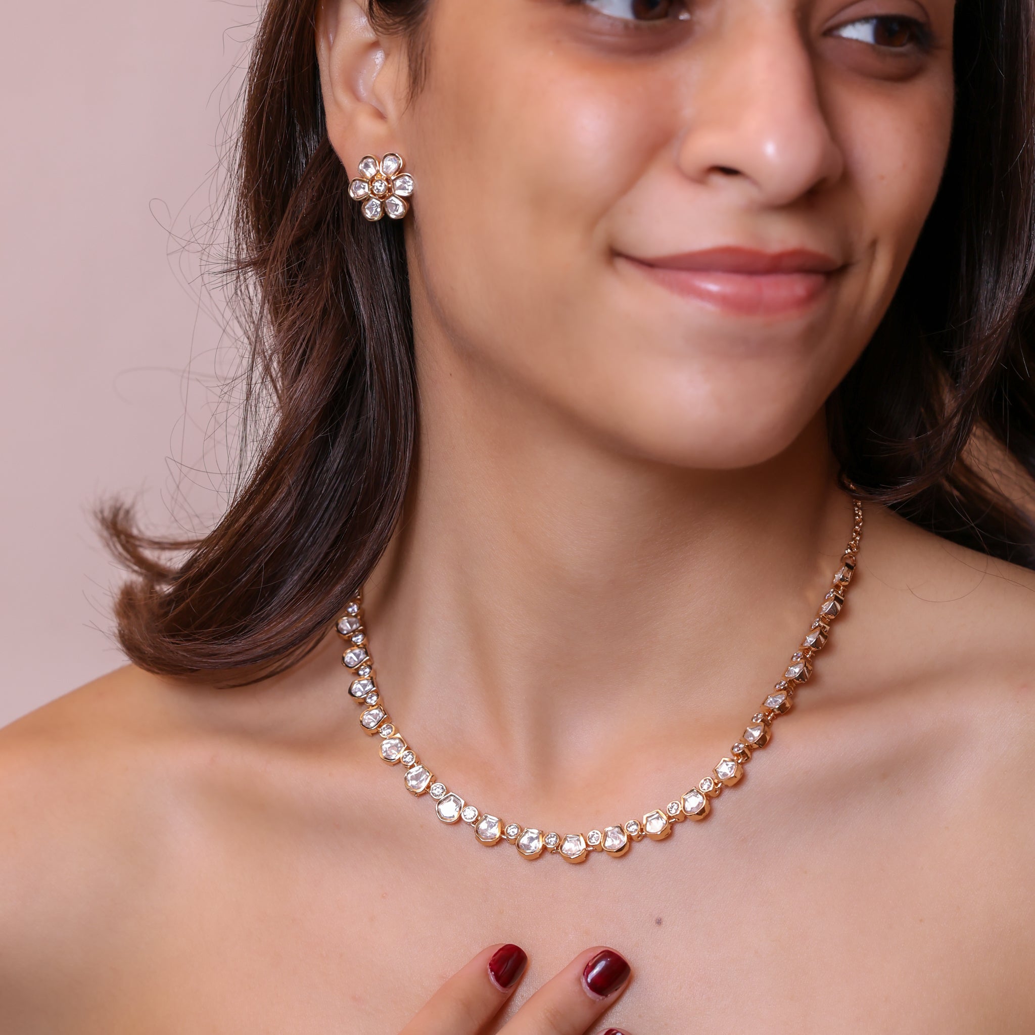 Anokhi Crystal Line Elegance Set