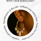 Anokhi Baroque Pearl Hanging Statement Hoops Earrings