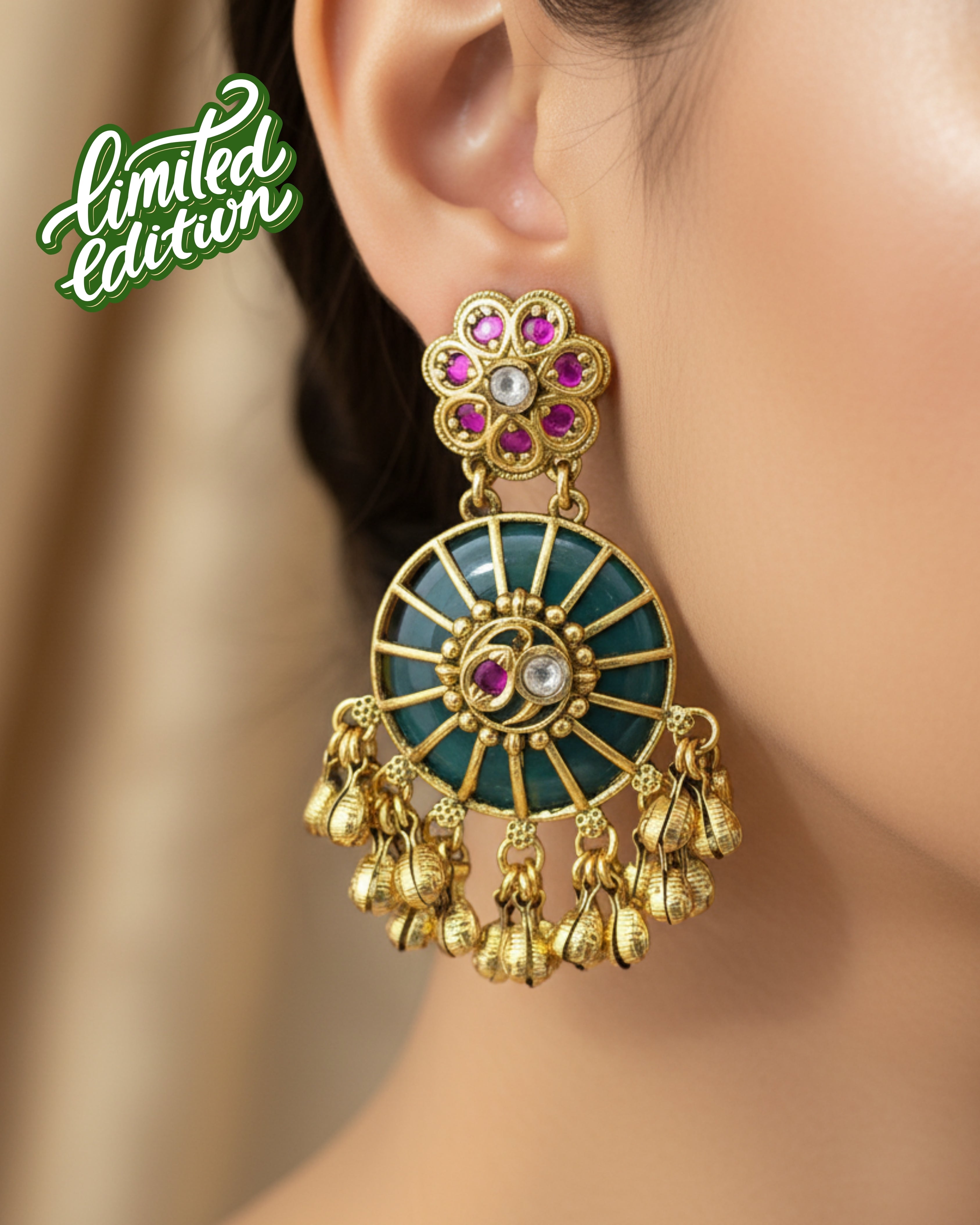 Anokhi Rajwadi Antique Earrings
