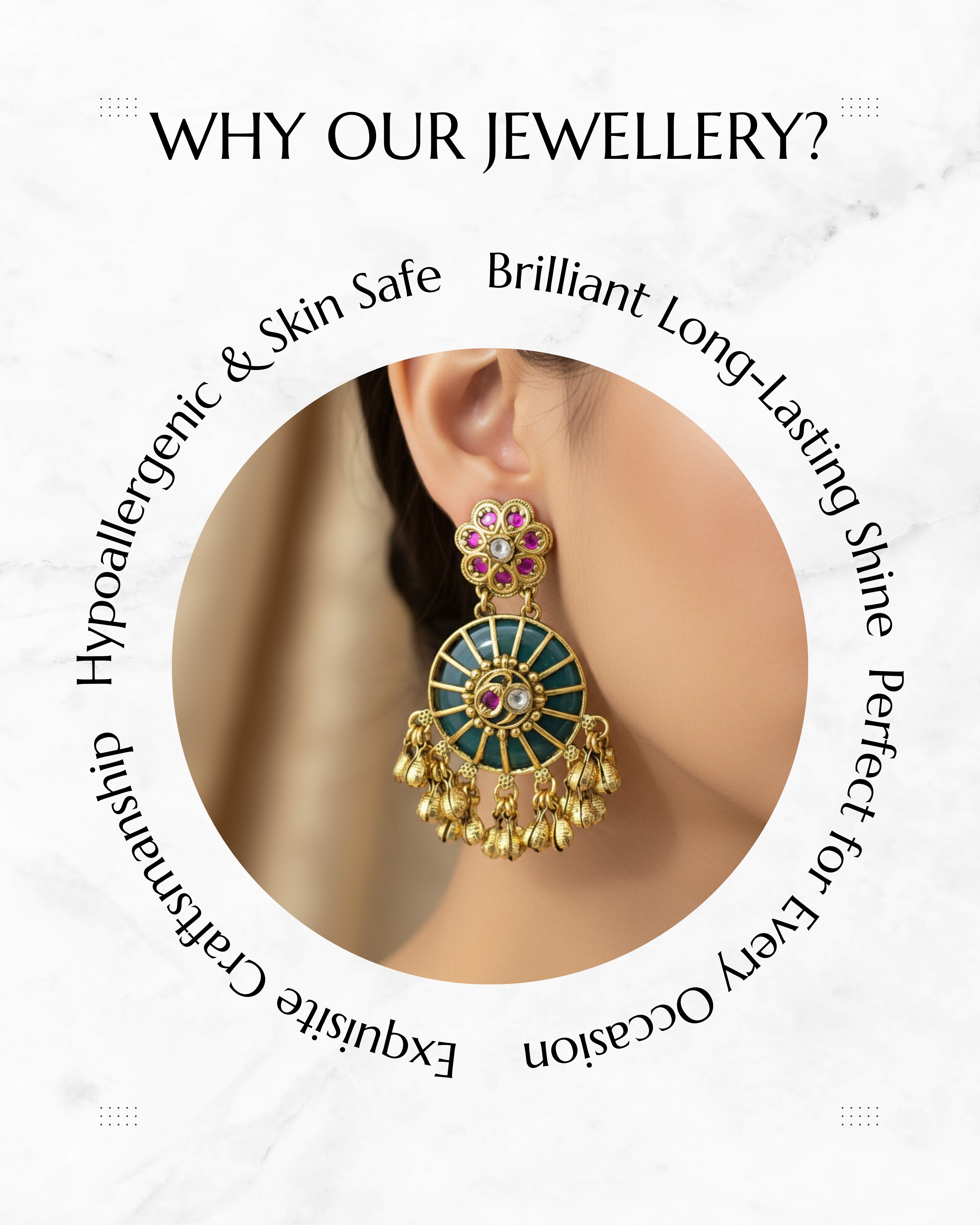 Anokhi Rajwadi Antique Earrings
