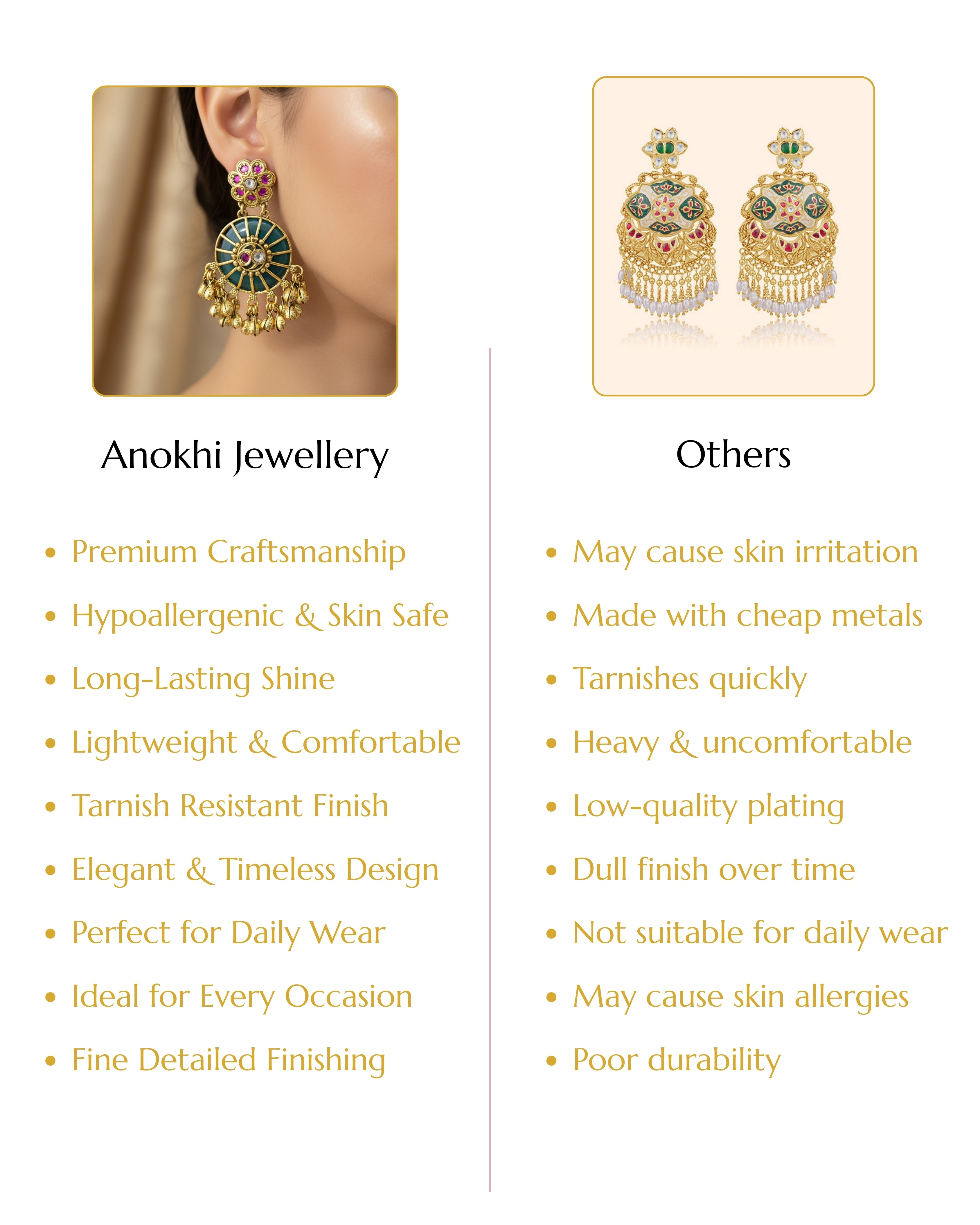 Anokhi Rajwadi Antique Earrings