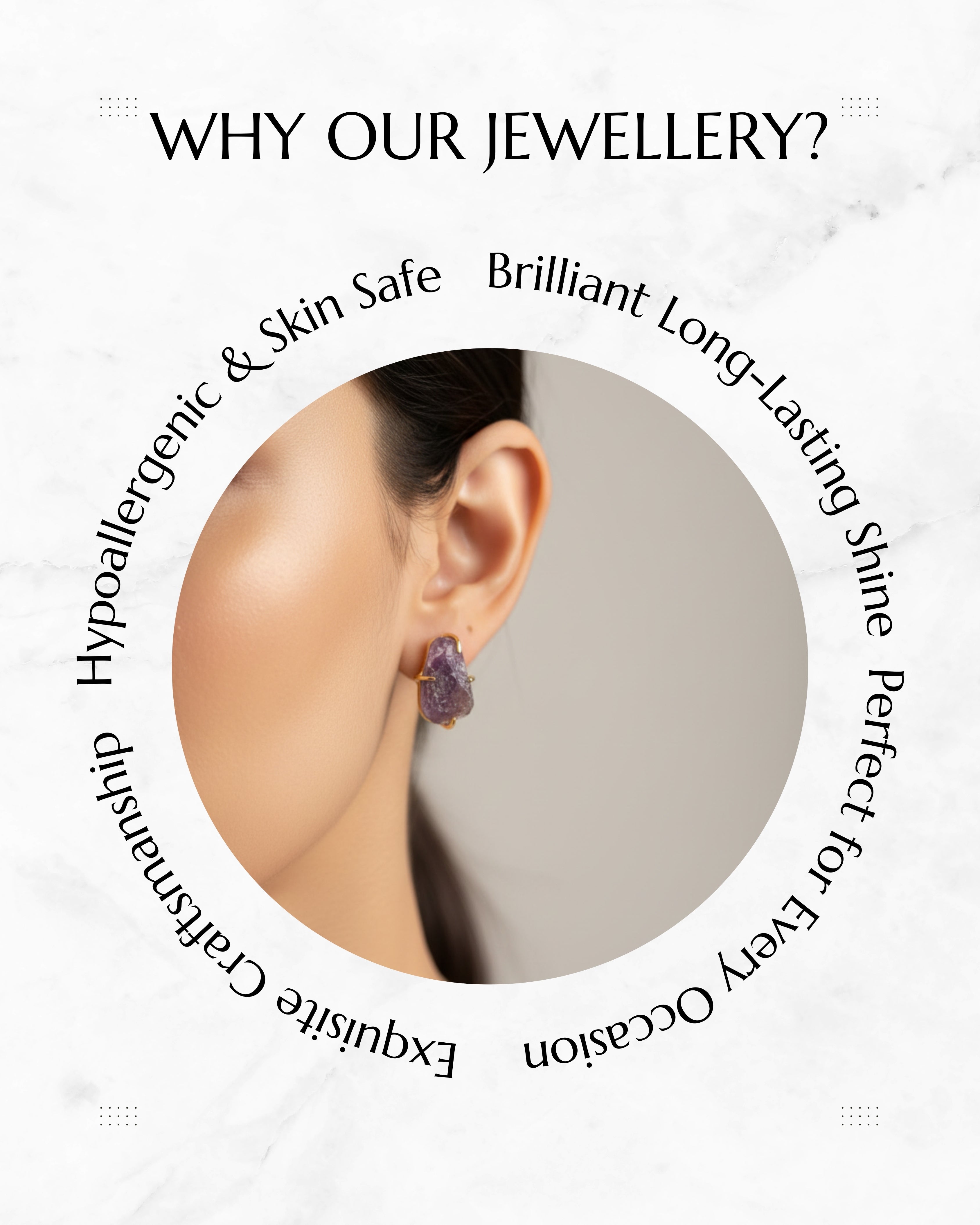 Anokhi Wine Hued Studs