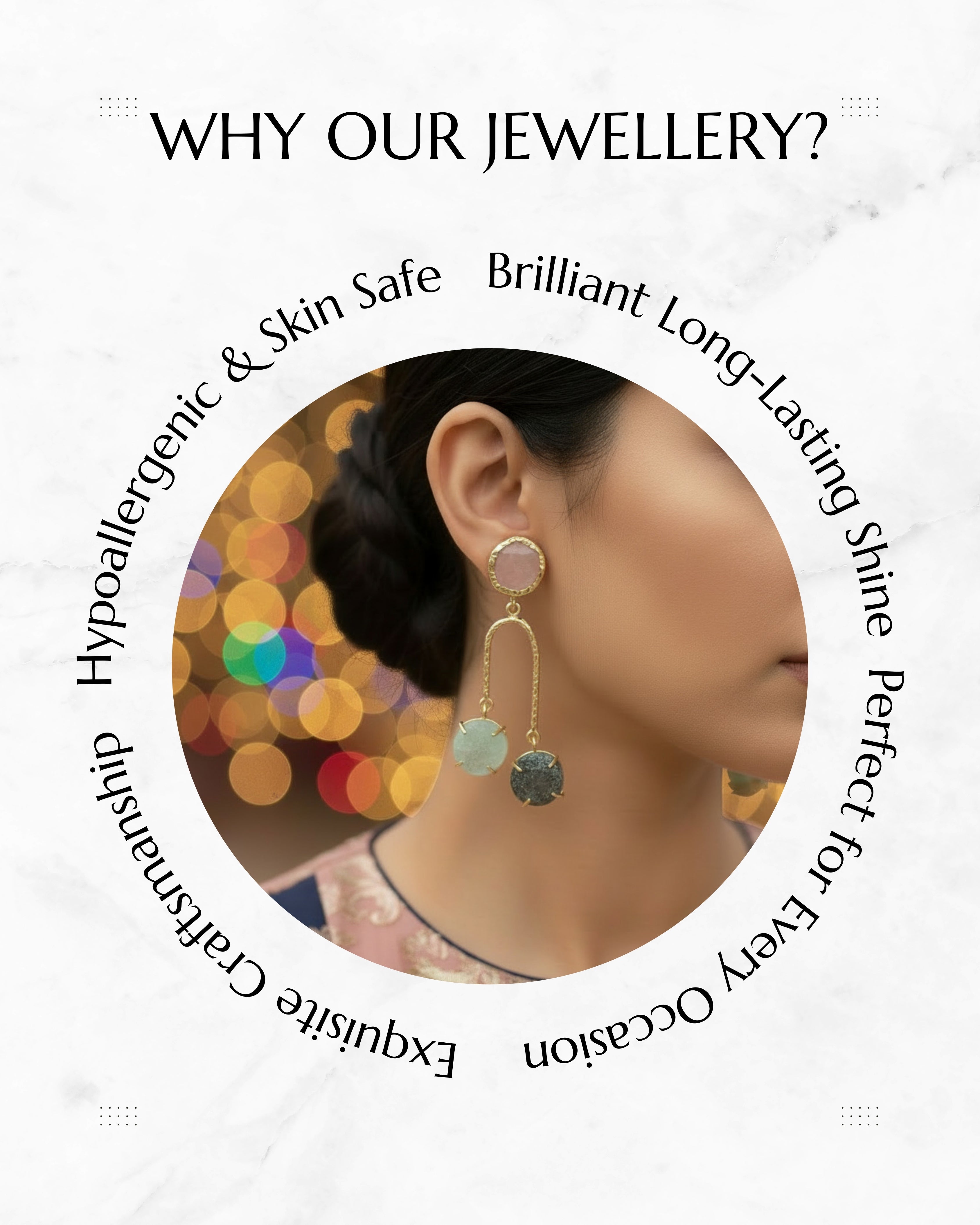 Anokhi Radiant Danglers 18k Plated