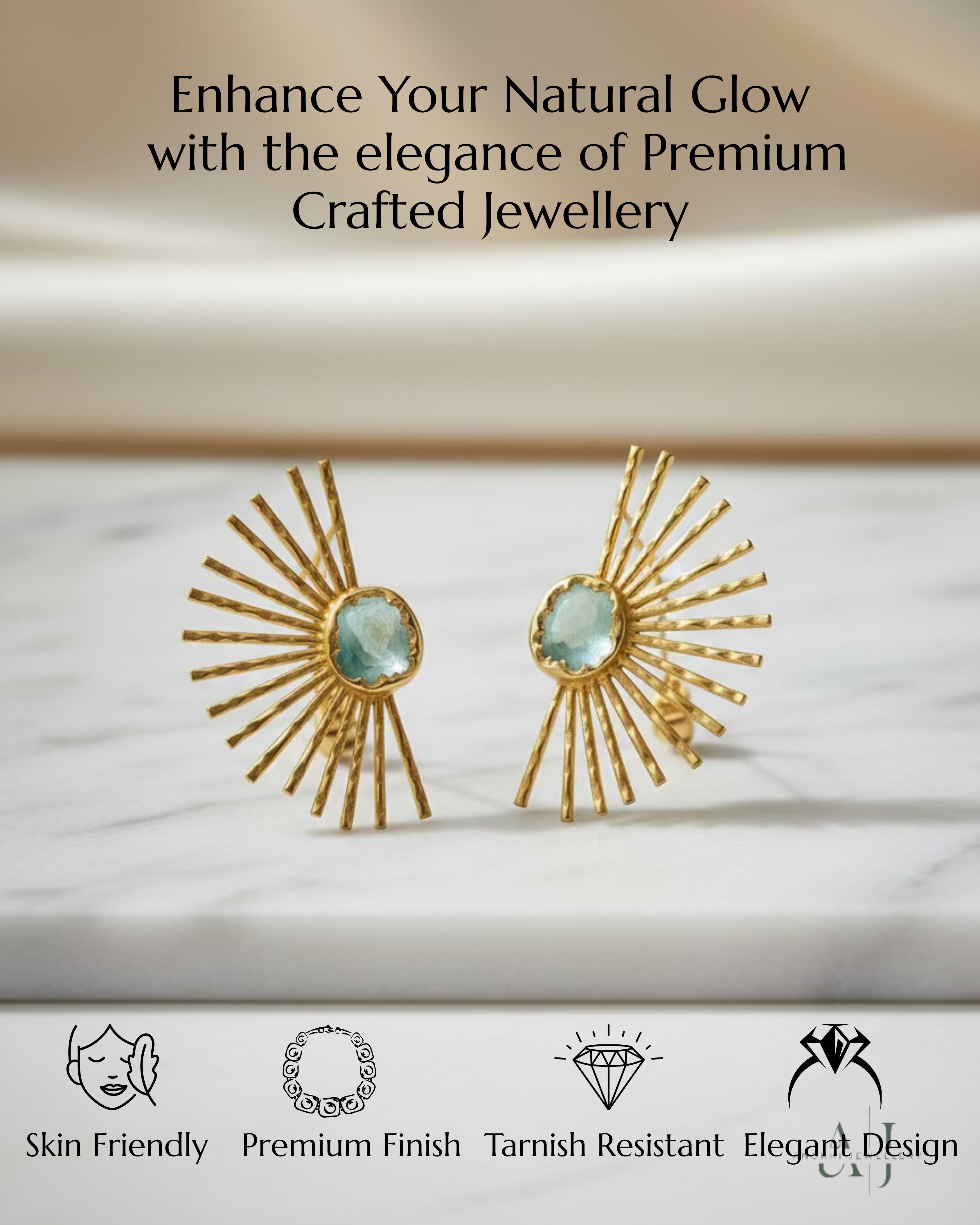 Anokhi Sun Shine Hangings 18k Plated