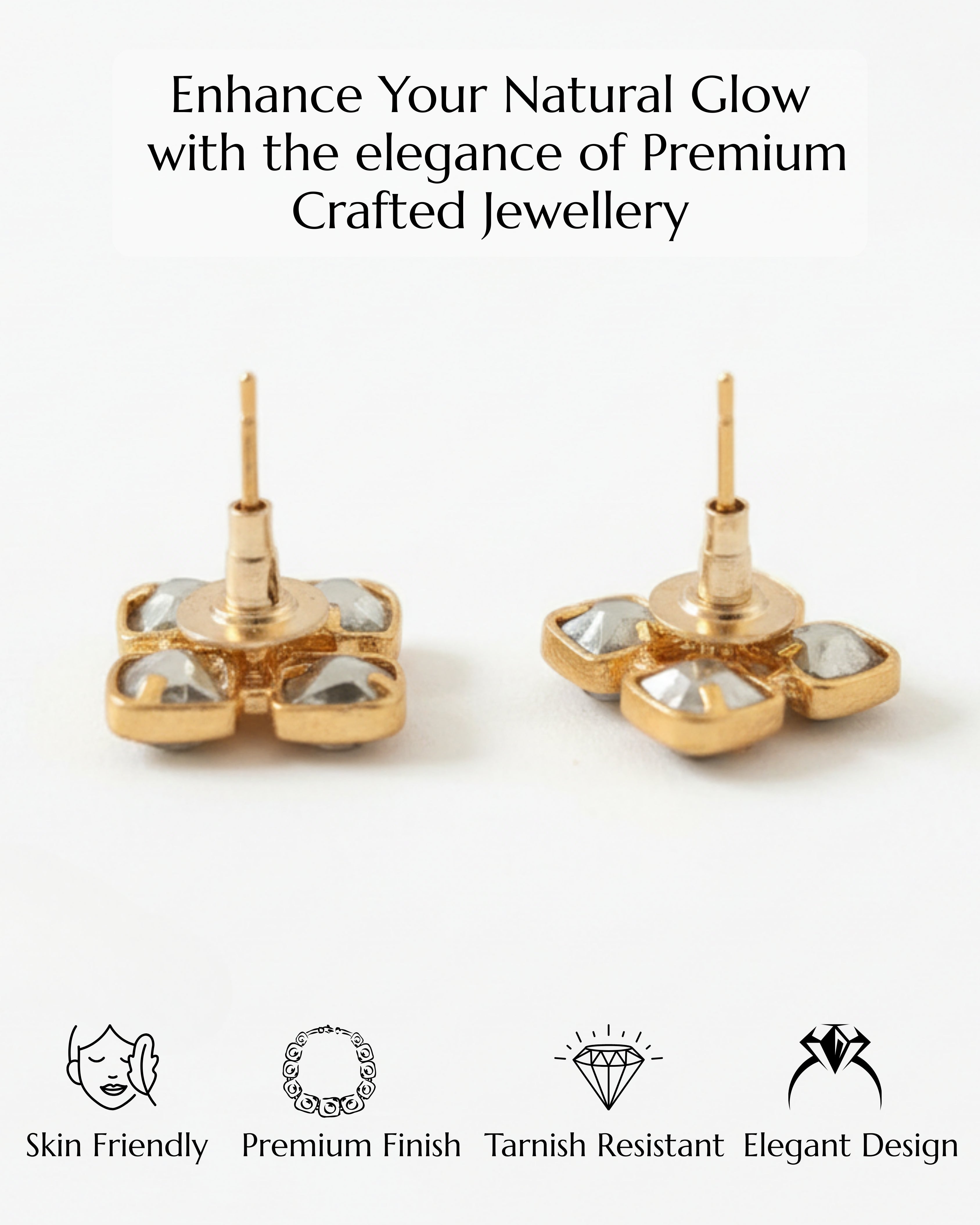 Anokhi Kundan Studs