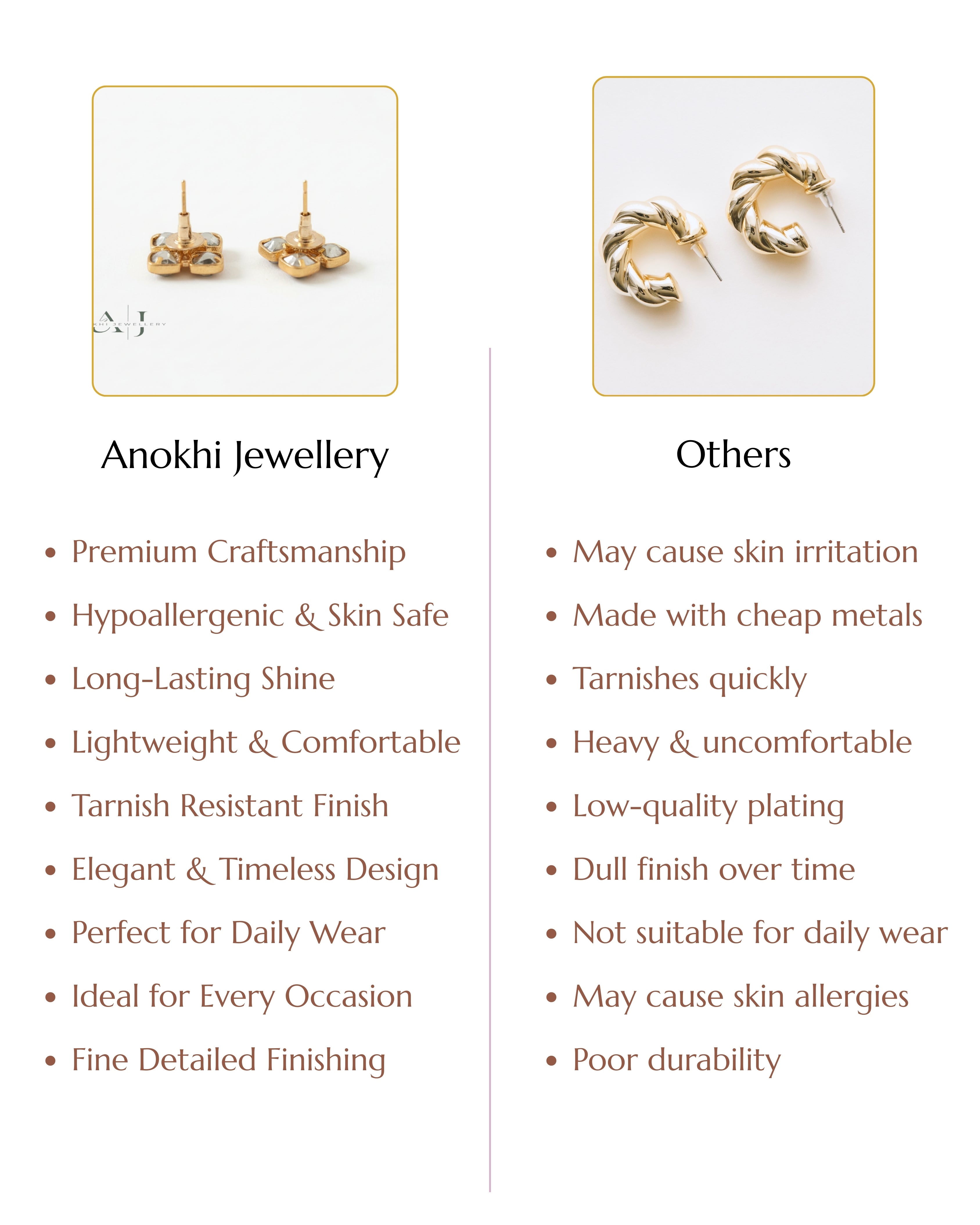 Anokhi Kundan Studs
