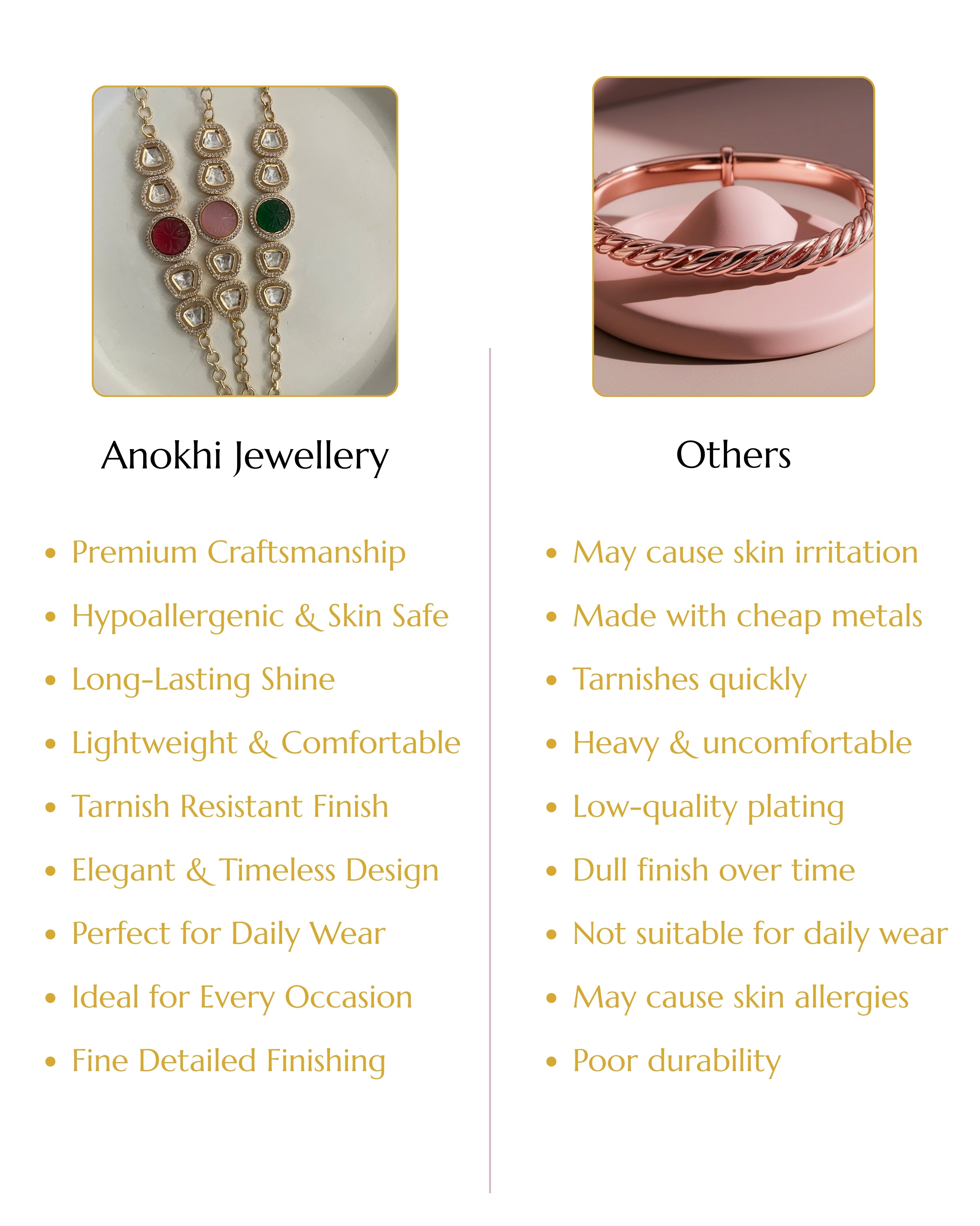 Anokhi Kundan Engraving Bracelet