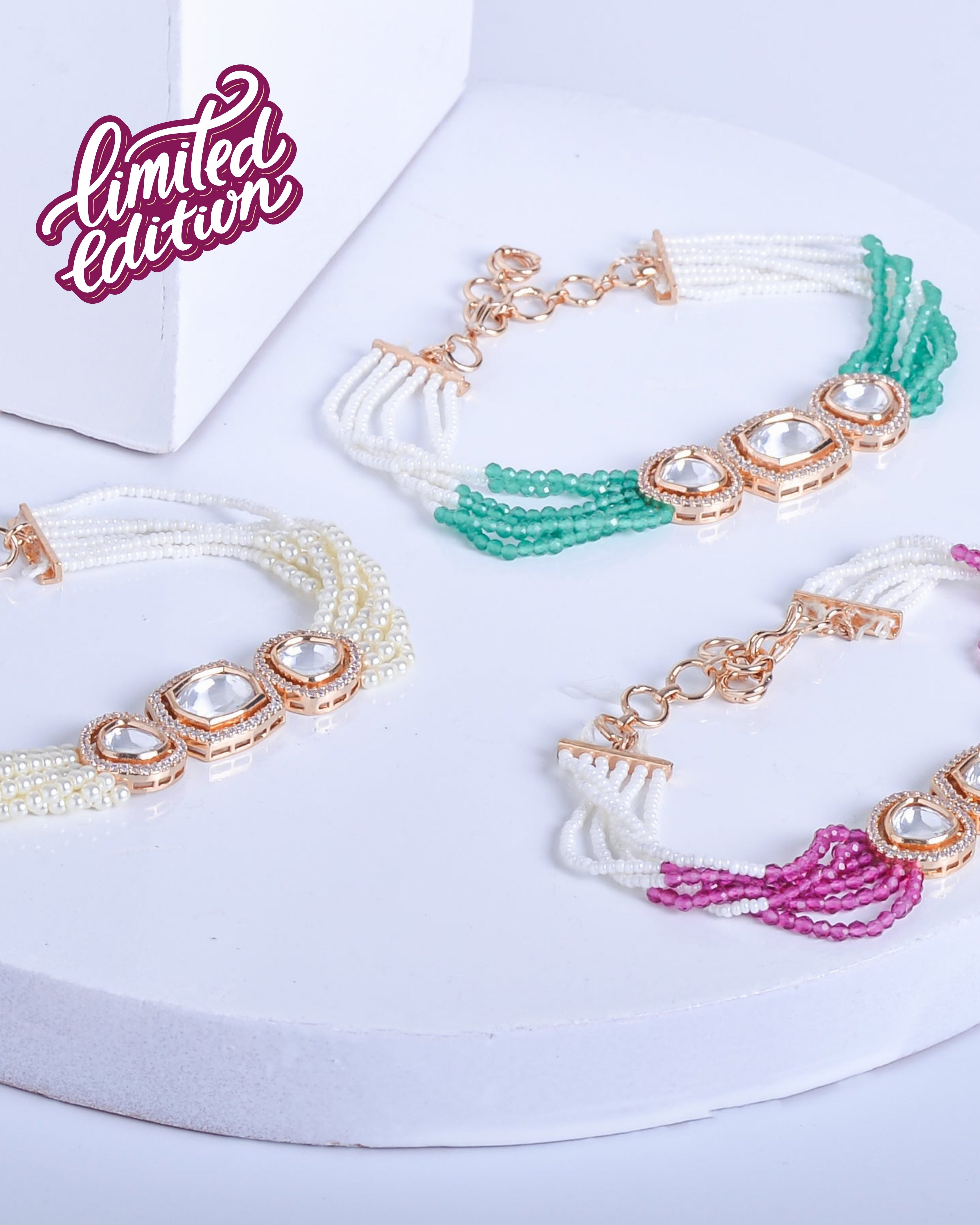 Anokhi Kundan Pearl Bracelet