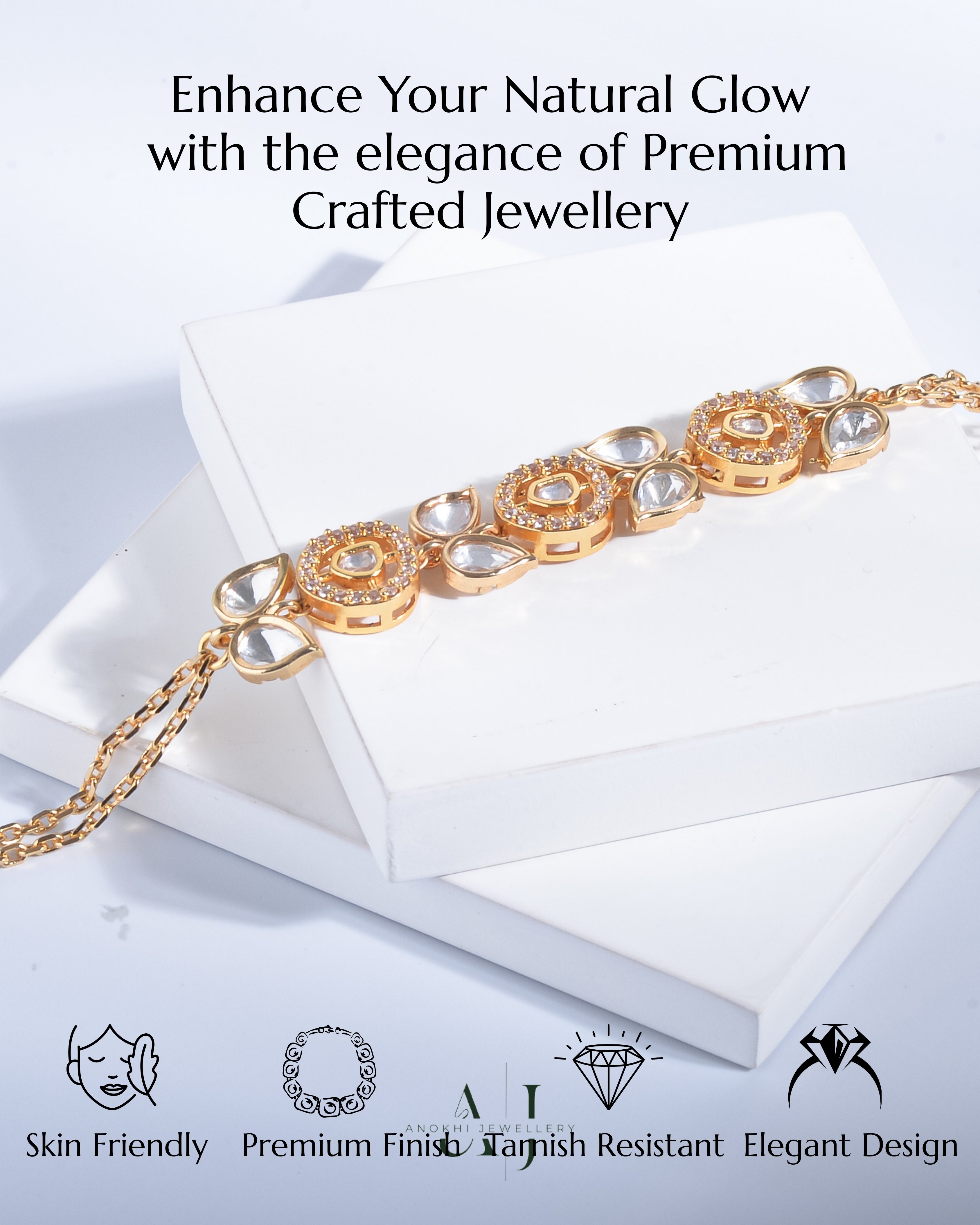 Anokhi Opulent Kundan Bracelet