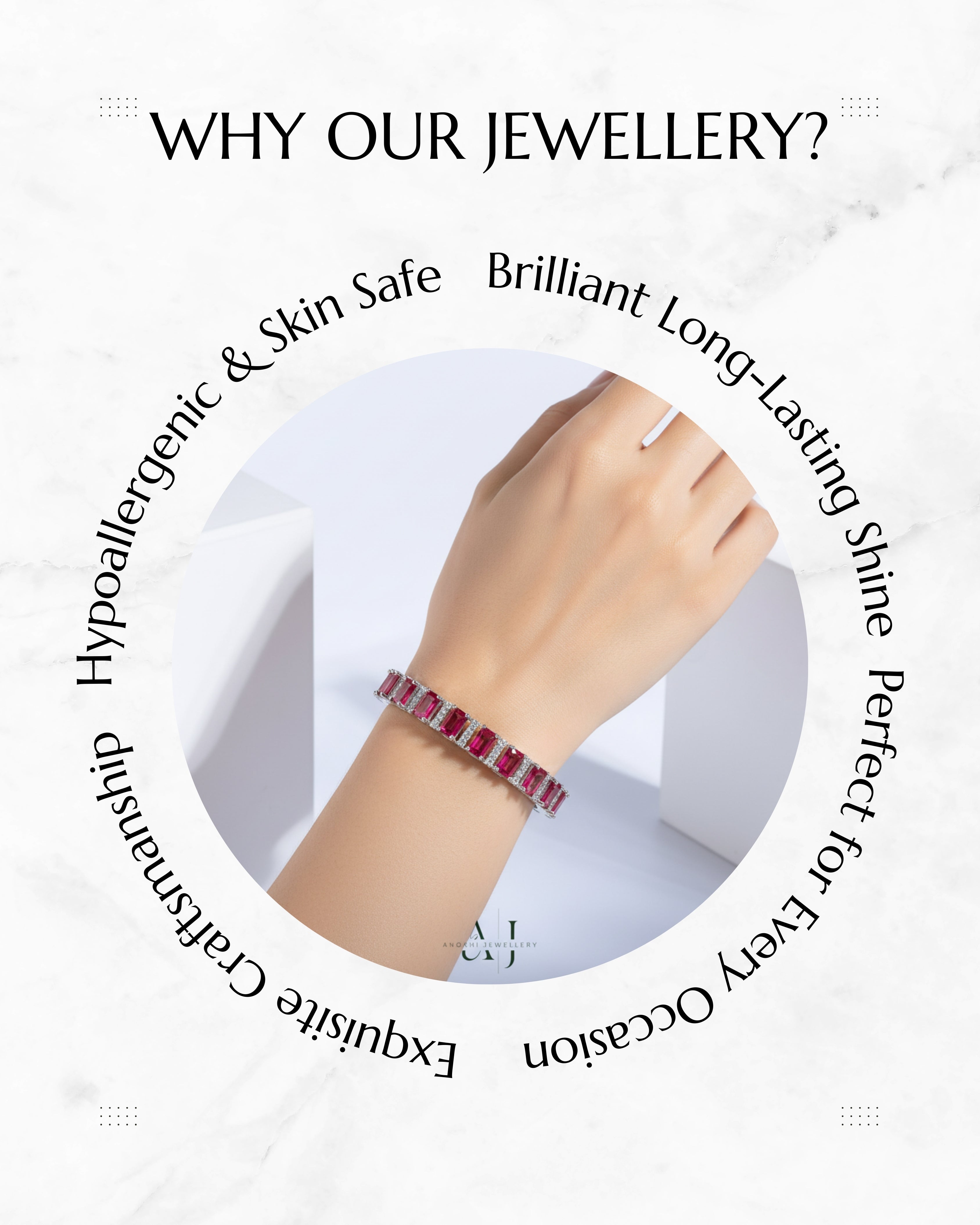 Anokhi Dazzling Delights American Diamond Kada